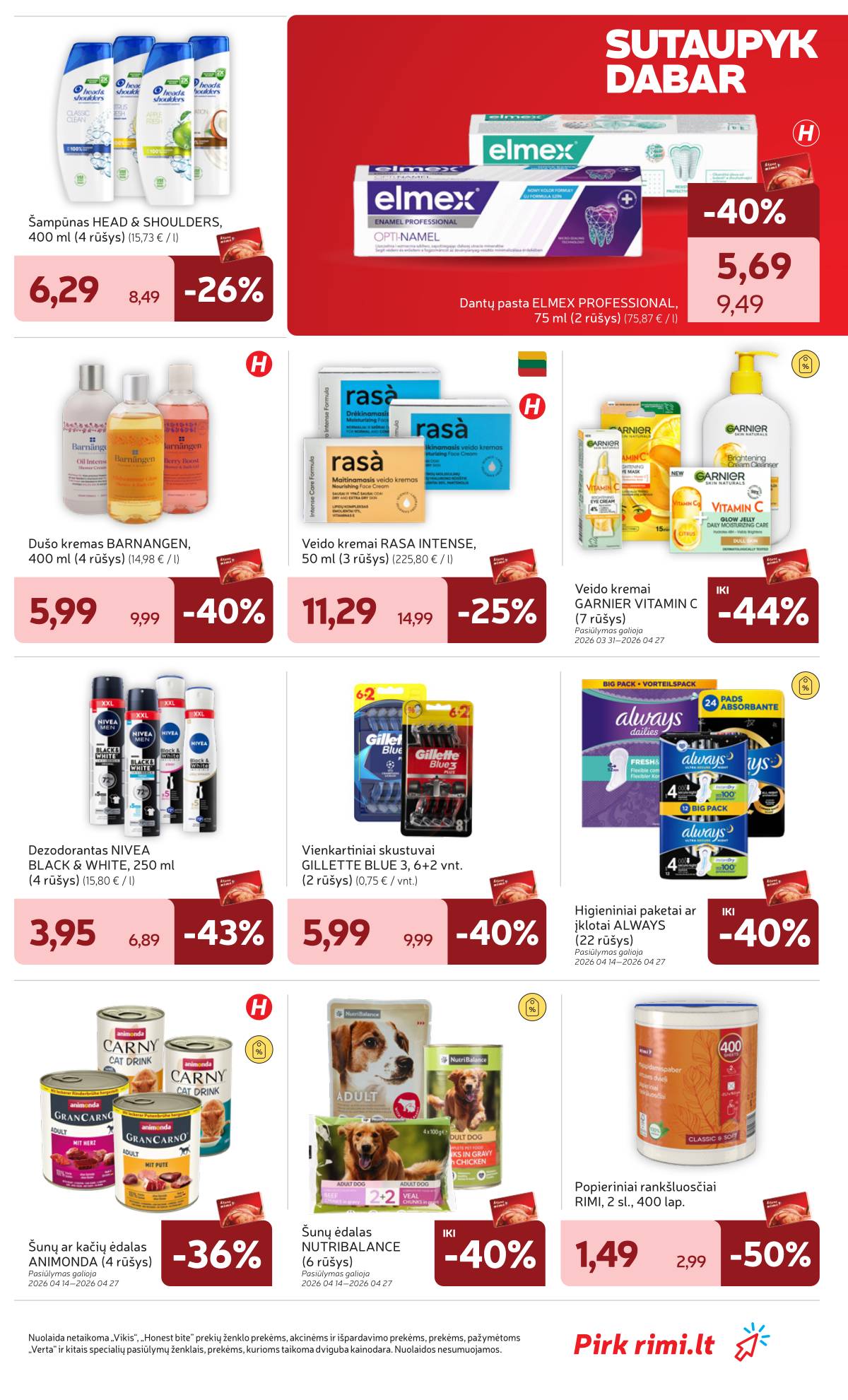 Rimi - RIMI Savaitinis akcijų leidinys Nr. 16 | 2026-04-14 - 2026-04-20 29 puslapis