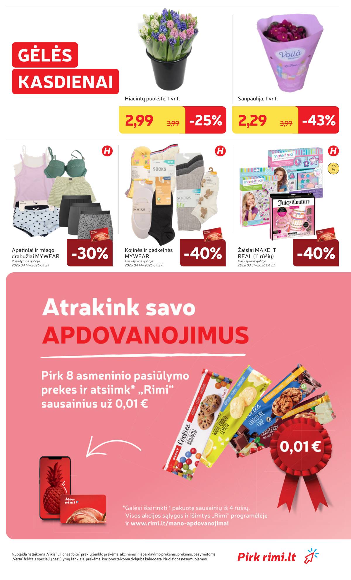 Rimi - RIMI Savaitinis akcijų leidinys Nr. 16 | 2026-04-14 - 2026-04-20 31 puslapis