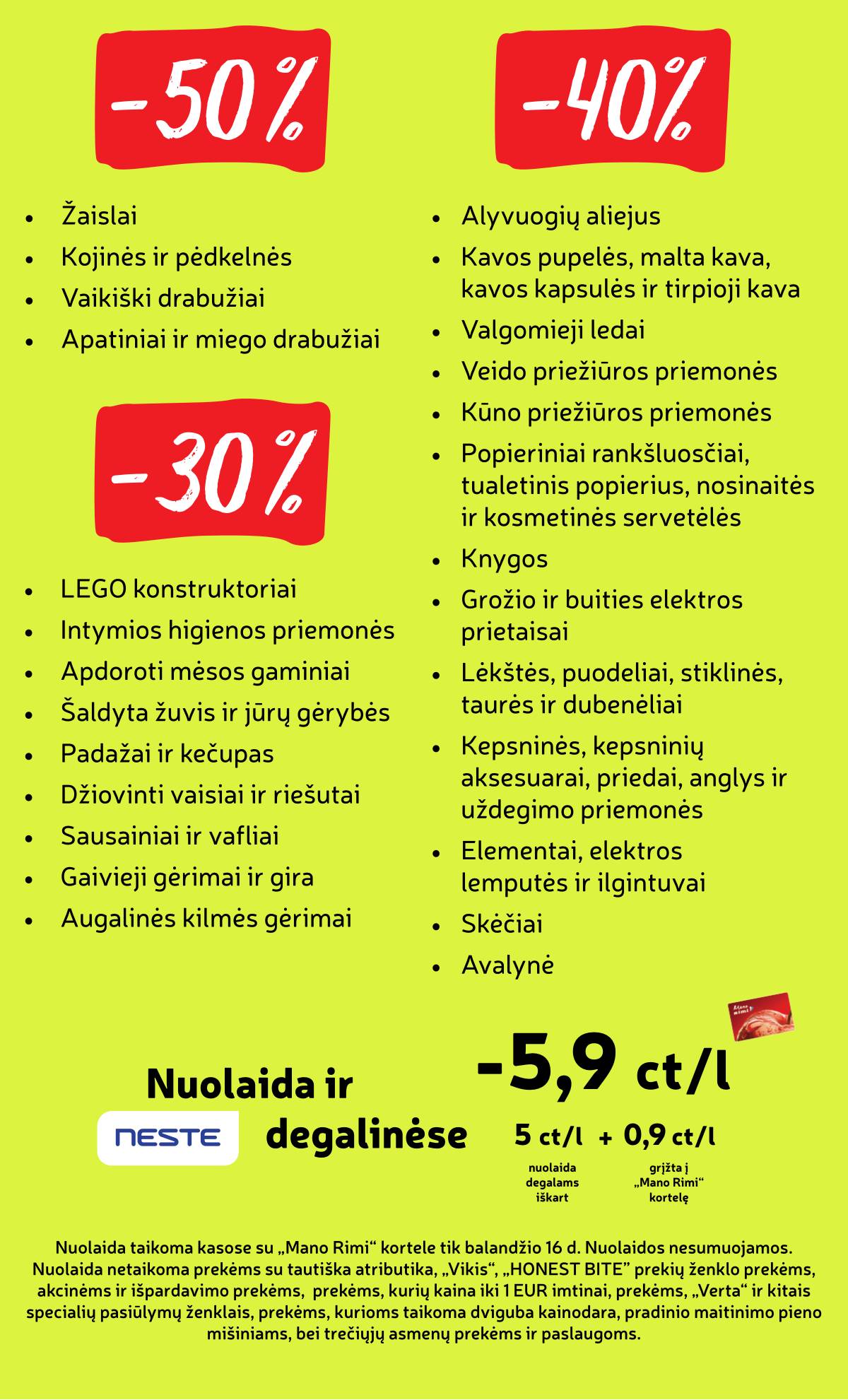Rimi - RIMI Savaitinis akcijų leidinys Nr. 16 | 2026-04-14 - 2026-04-20 7 puslapis
