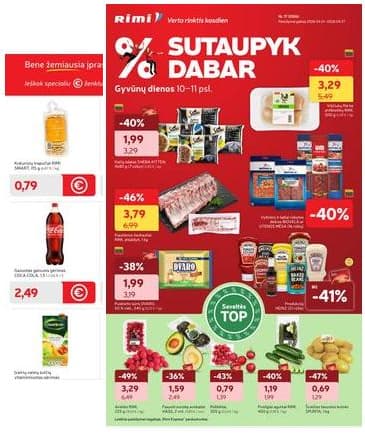 Rimi - RIMI Savaitinis akcijų leidinys Nr. 17 | 2026-04-21 - 2026-04-27 2026-04-21 – 2026-04-27