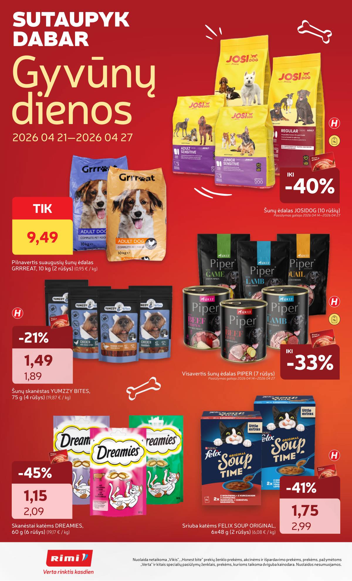 Rimi - RIMI Savaitinis akcijų leidinys Nr. 17 | 2026-04-21 - 2026-04-27 10 puslapis