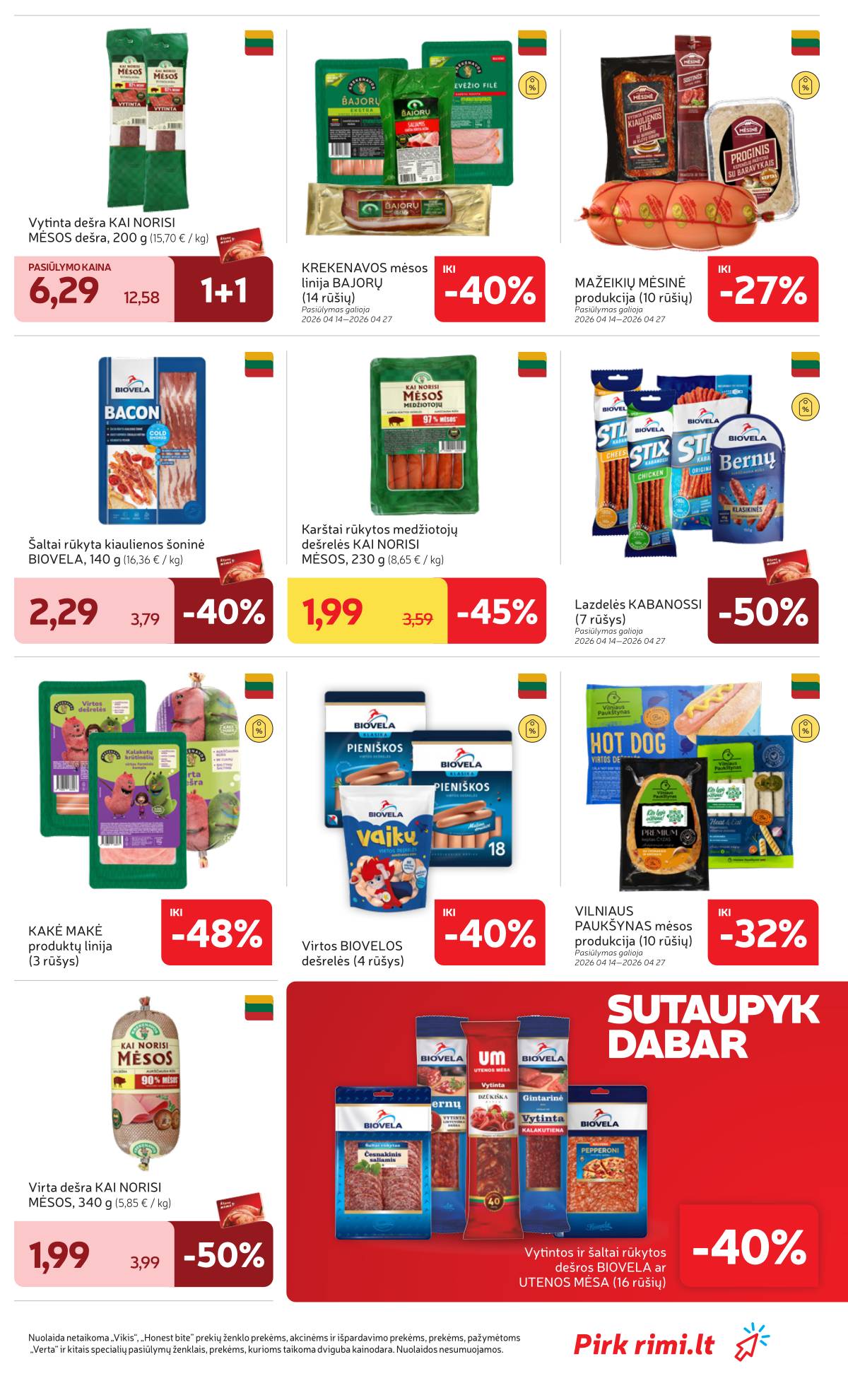 Rimi - RIMI Savaitinis akcijų leidinys Nr. 17 | 2026-04-21 - 2026-04-27 17 puslapis