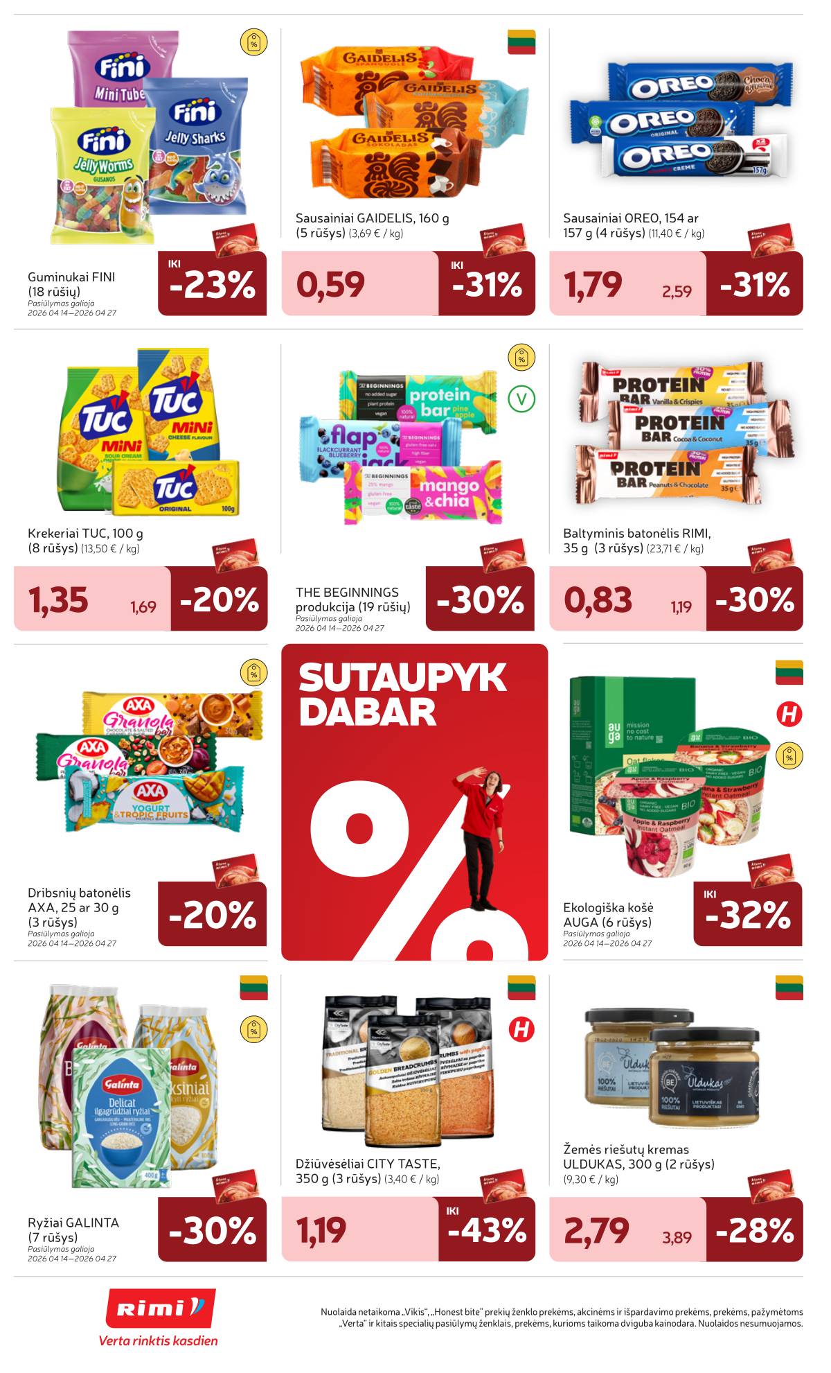 Rimi - RIMI Savaitinis akcijų leidinys Nr. 17 | 2026-04-21 - 2026-04-27 24 puslapis