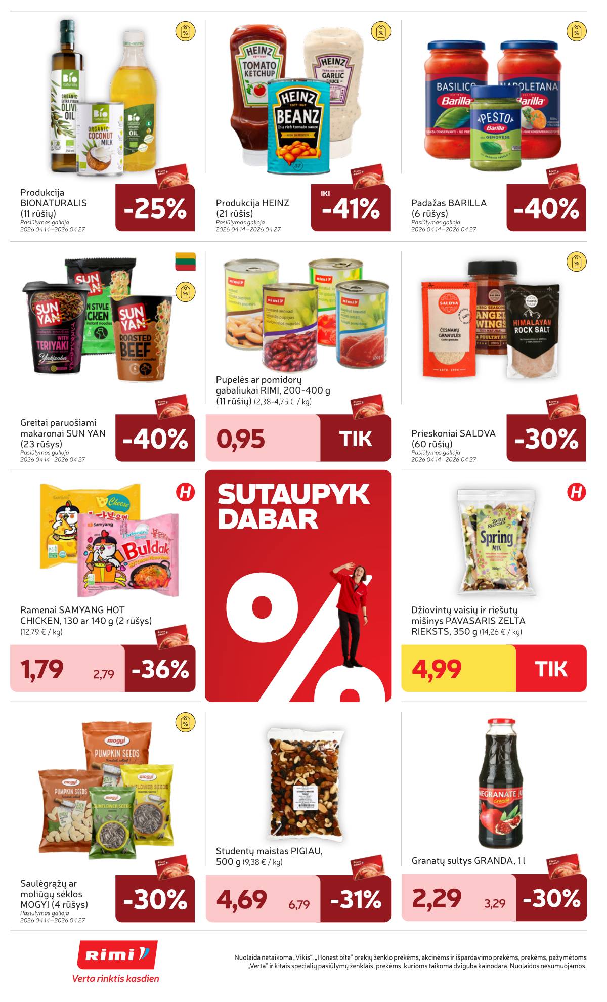Rimi - RIMI Savaitinis akcijų leidinys Nr. 17 | 2026-04-21 - 2026-04-27 26 puslapis