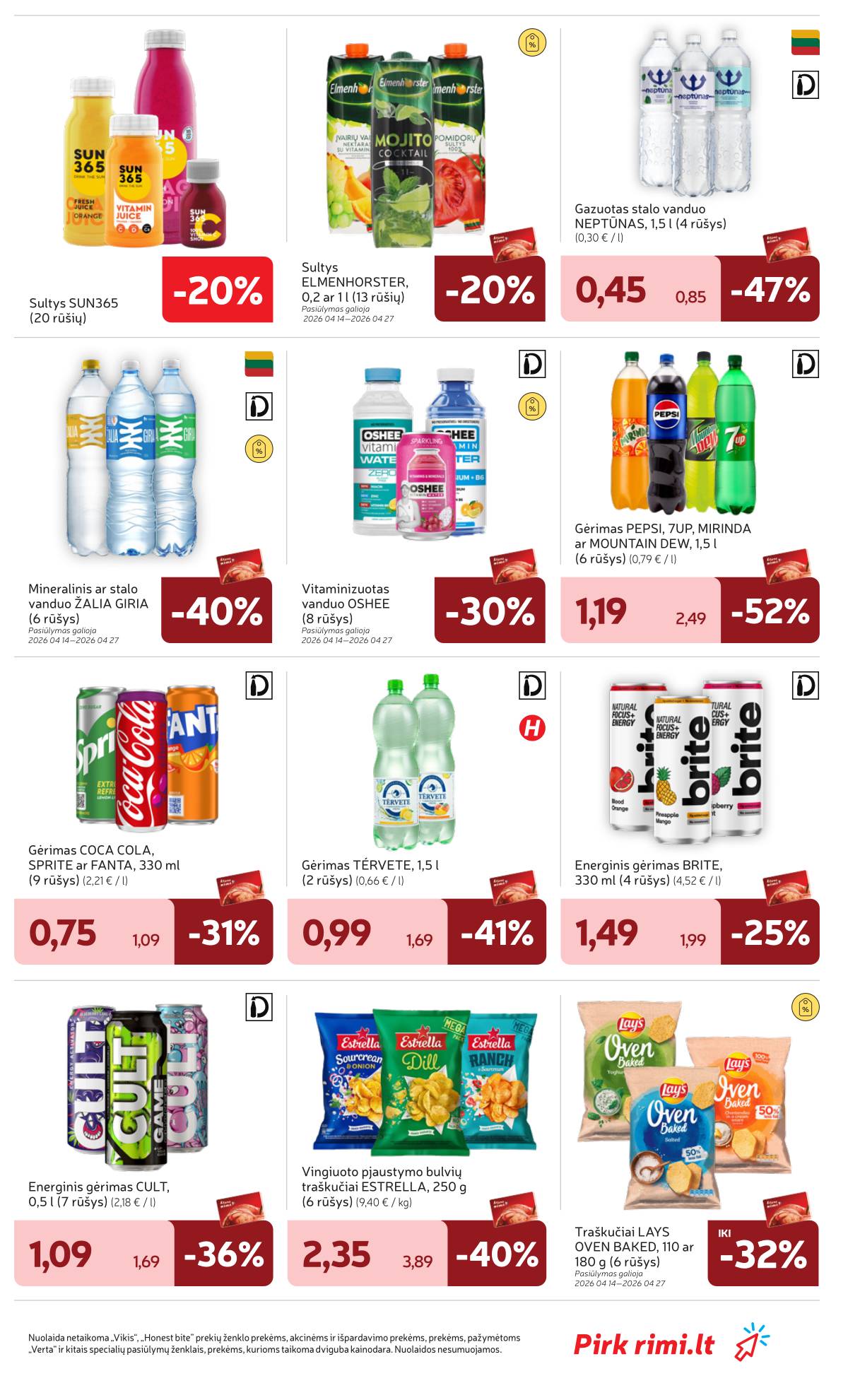 Rimi - RIMI Savaitinis akcijų leidinys Nr. 17 | 2026-04-21 - 2026-04-27 27 puslapis