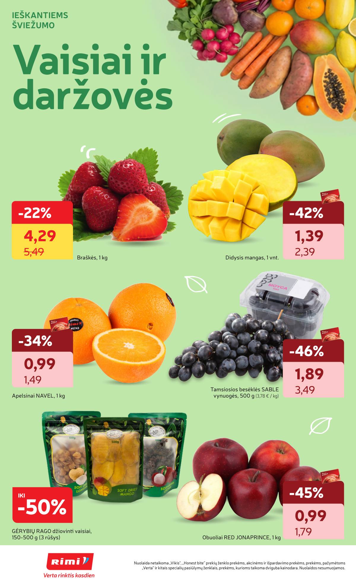 Rimi - RIMI Savaitinis akcijų leidinys Nr. 17 | 2026-04-21 - 2026-04-27 8 puslapis