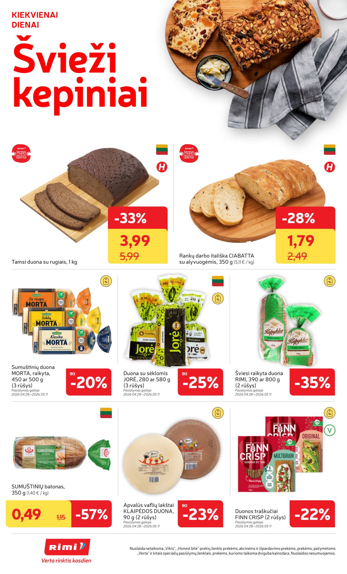 Rimi - RIMI Savaitinis akcijų leidinys Nr. 18 | 2026-04-28 - 2026-05-04 14 puslapis