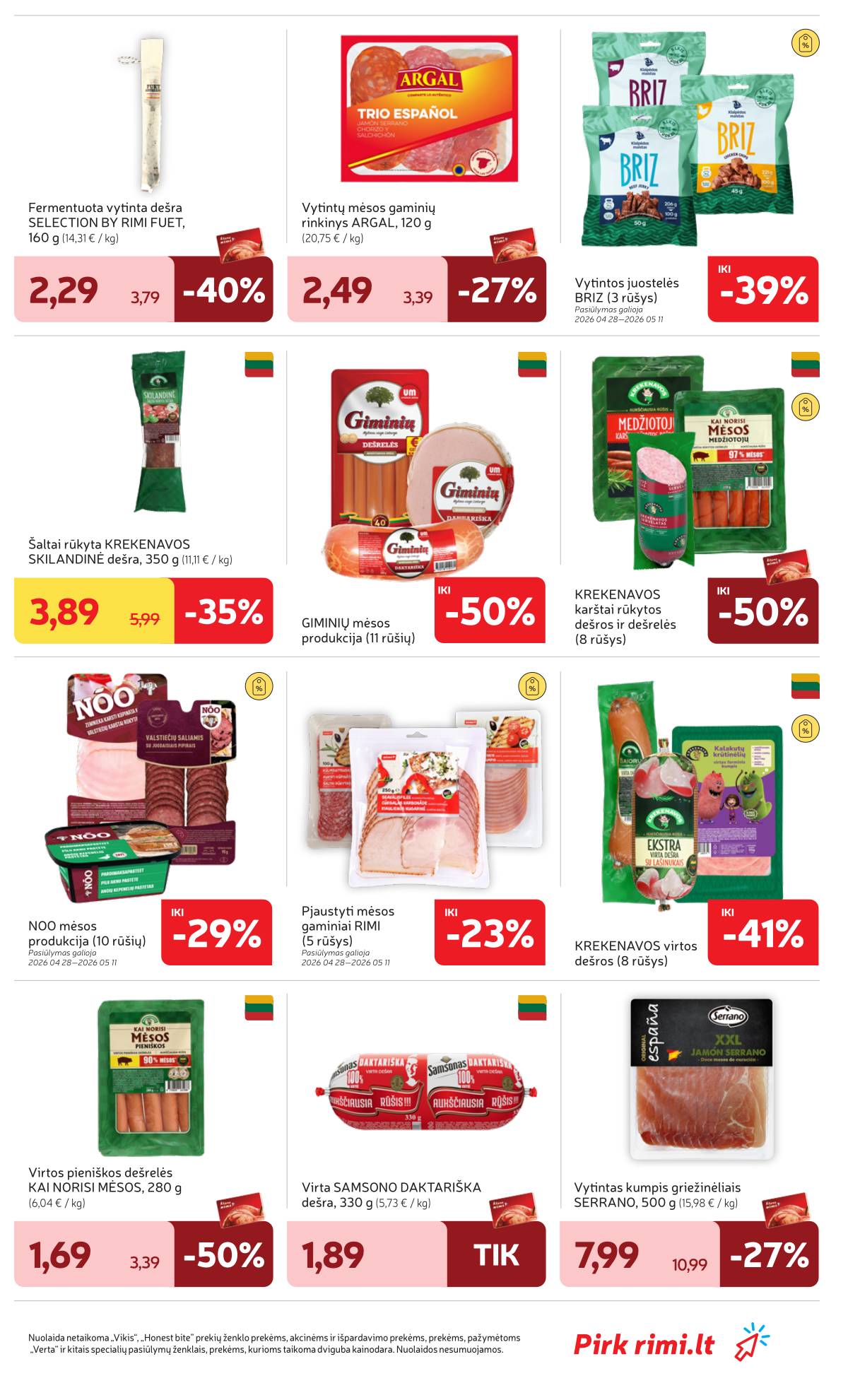 Rimi - RIMI Savaitinis akcijų leidinys Nr. 18 | 2026-04-28 - 2026-05-04 15 puslapis