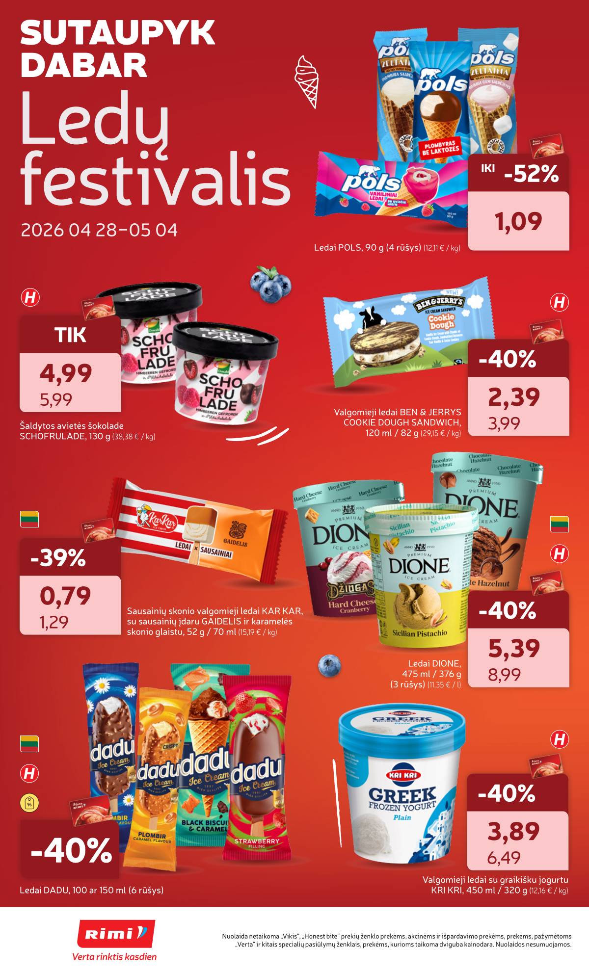 Rimi - RIMI Savaitinis akcijų leidinys Nr. 18 | 2026-04-28 - 2026-05-04 16 puslapis