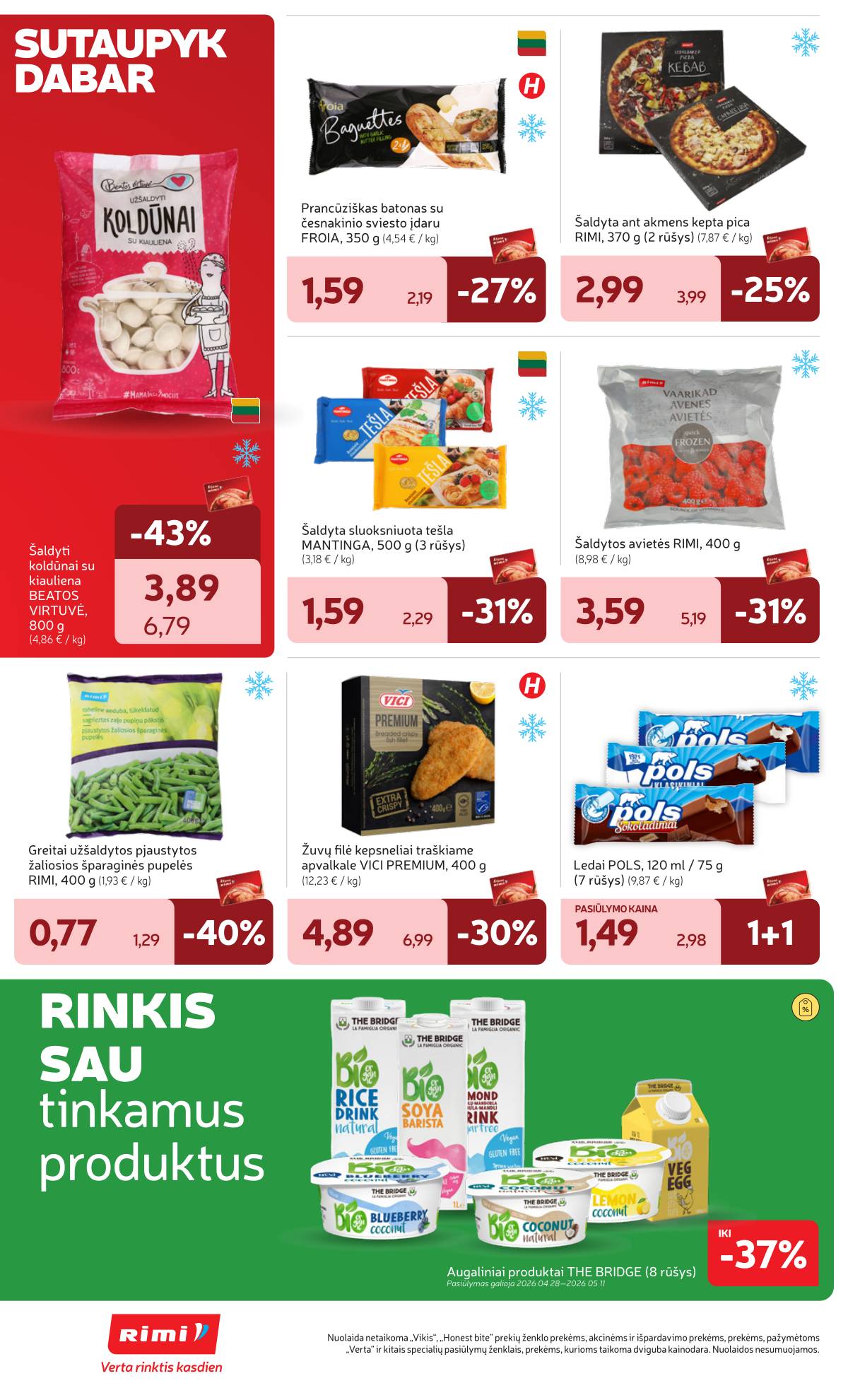 Rimi - RIMI Savaitinis akcijų leidinys Nr. 18 | 2026-04-28 - 2026-05-04 18 puslapis