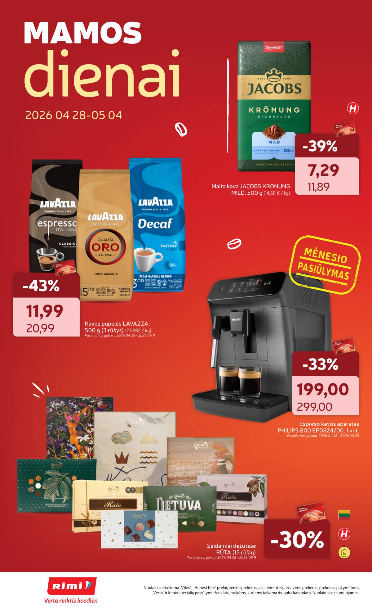 Rimi - RIMI Savaitinis akcijų leidinys Nr. 18 | 2026-04-28 - 2026-05-04 24 puslapis