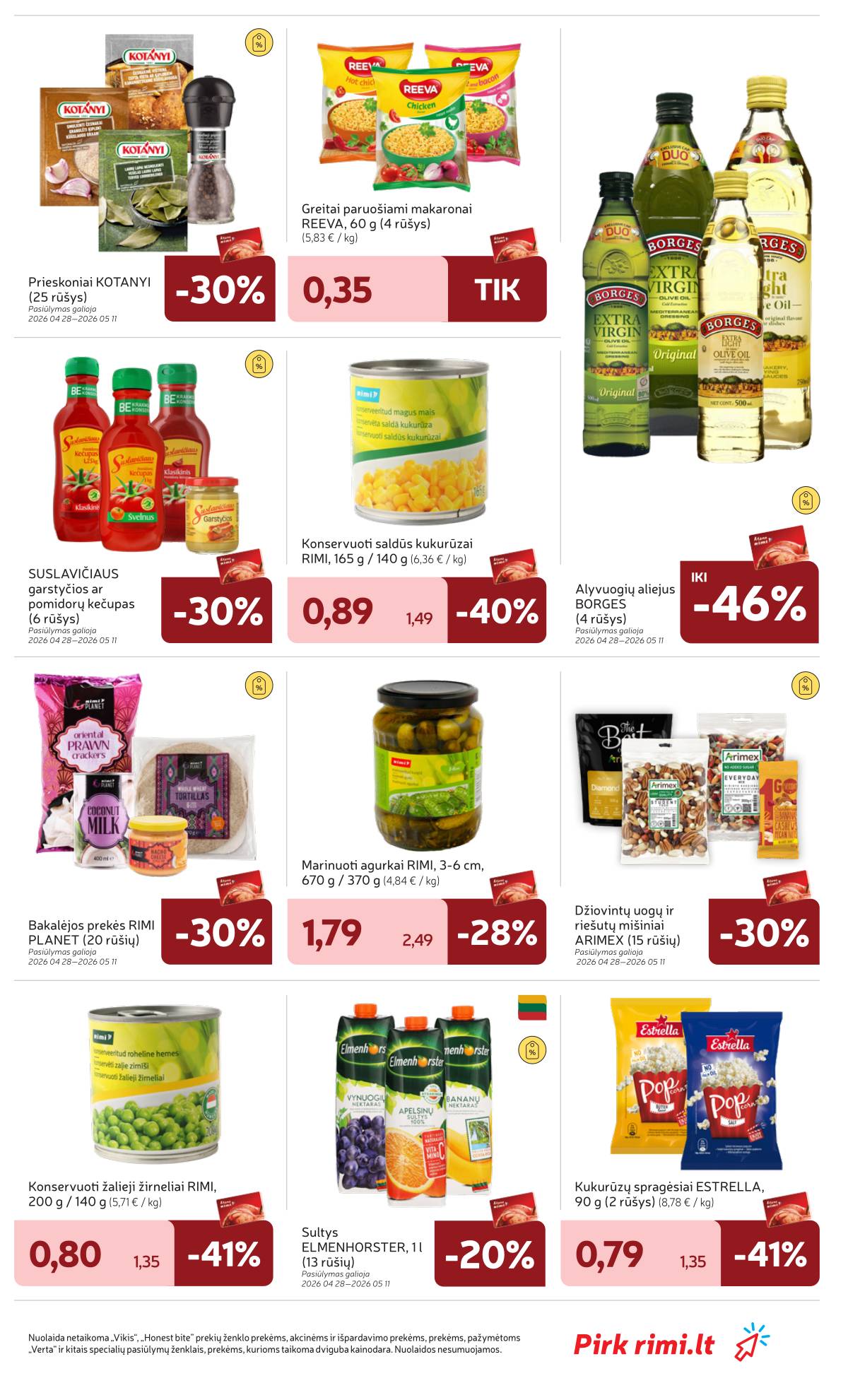 Rimi - RIMI Savaitinis akcijų leidinys Nr. 18 | 2026-04-28 - 2026-05-04 29 puslapis