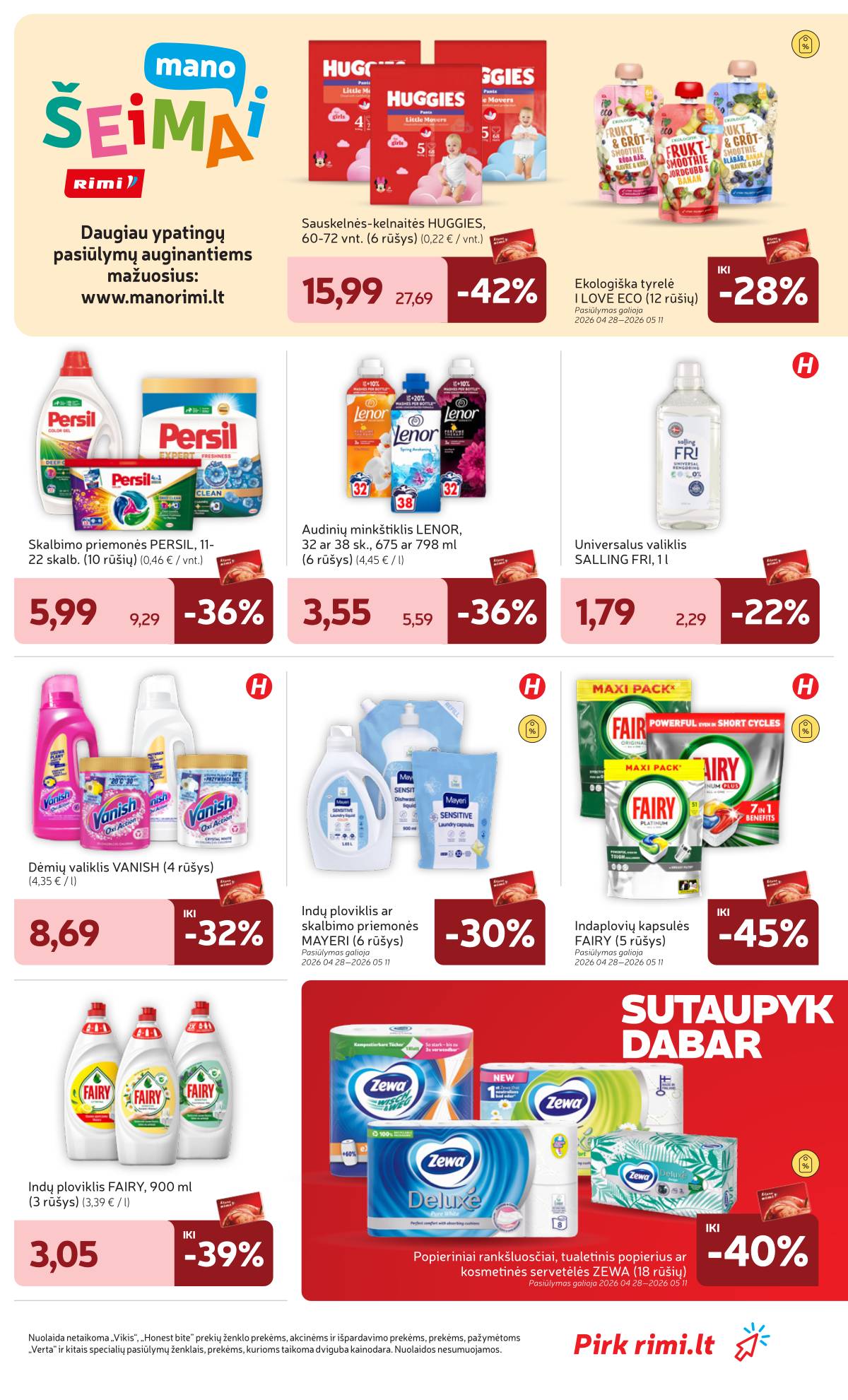 Rimi - RIMI Savaitinis akcijų leidinys Nr. 18 | 2026-04-28 - 2026-05-04 33 puslapis