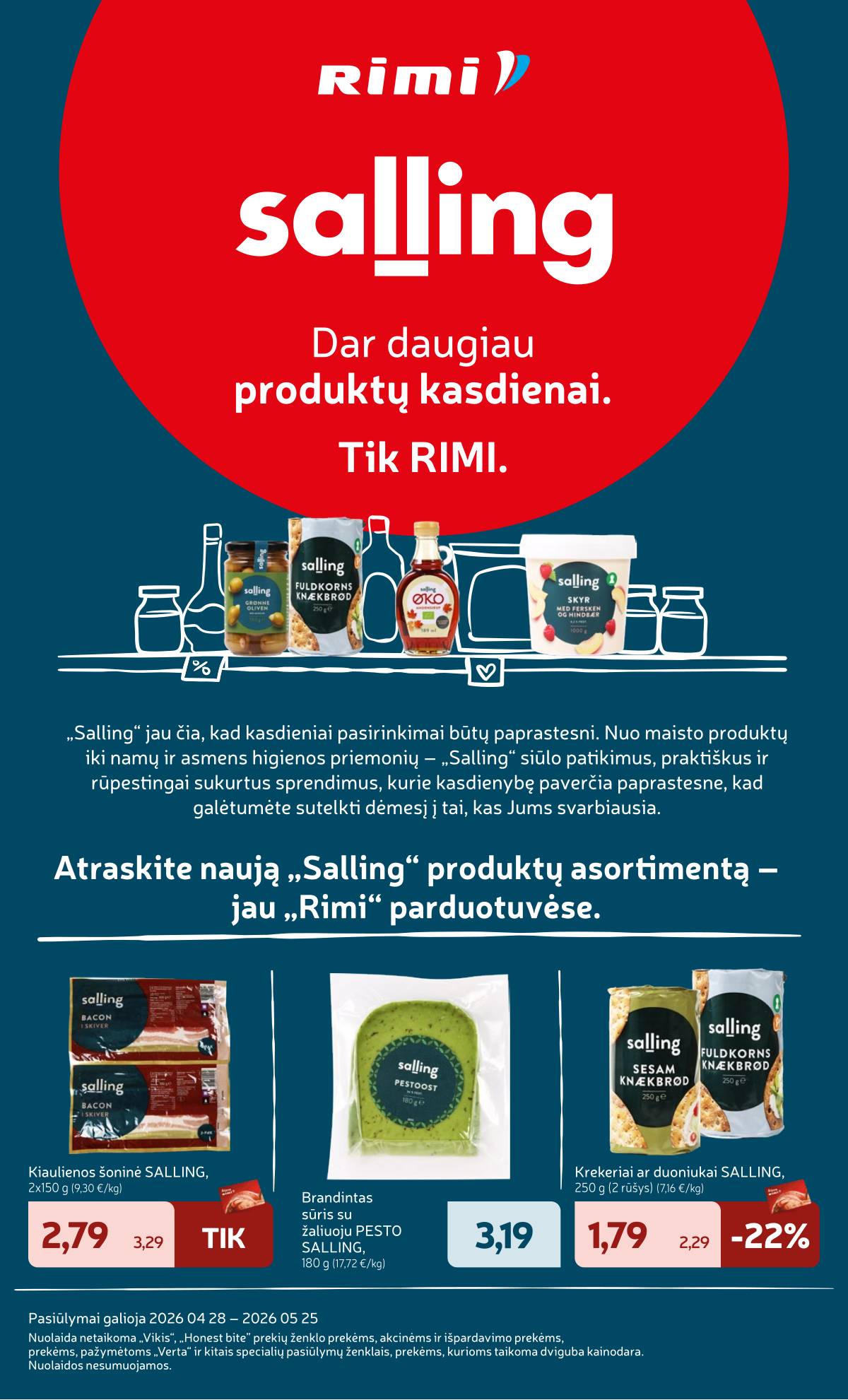 Rimi - RIMI SALLING naujienų katalogas 1 puslapis