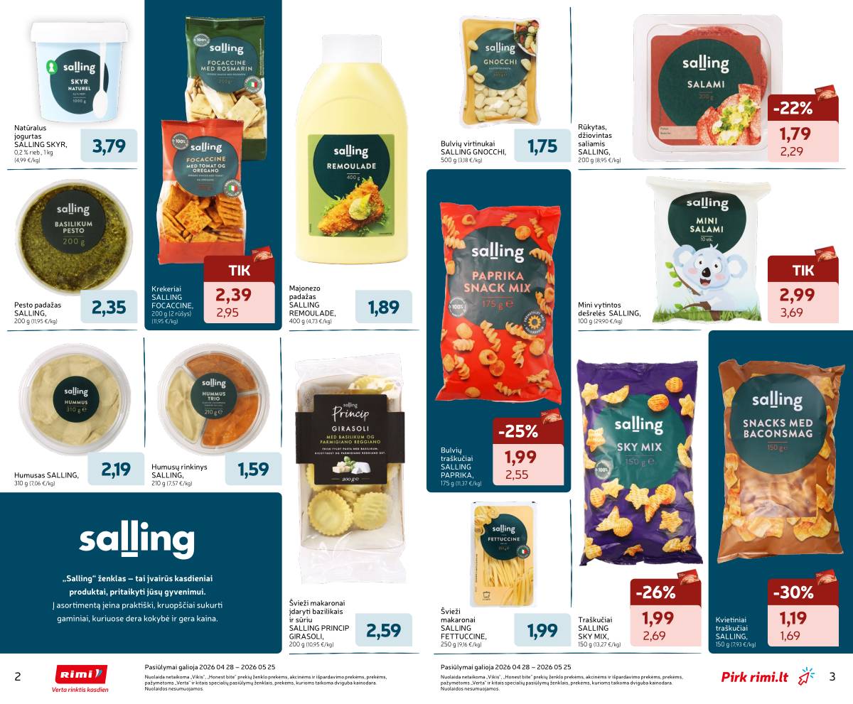 Rimi - RIMI SALLING naujienų katalogas 2 puslapis