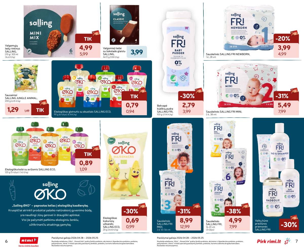 Rimi - RIMI SALLING naujienų katalogas 4 puslapis