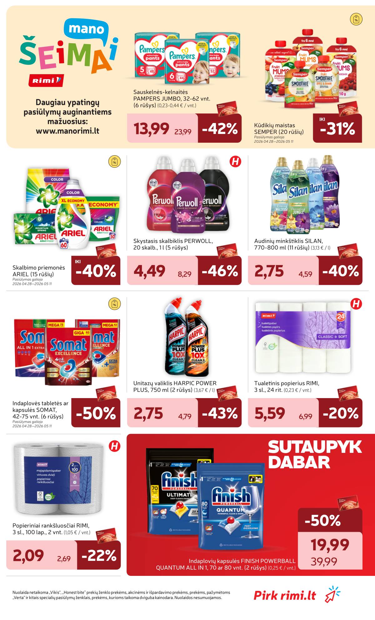 Rimi - RIMI Savaitinis akcijų leidinys Nr. 19 | 2026-05-05 - 2026-05-11 31 puslapis