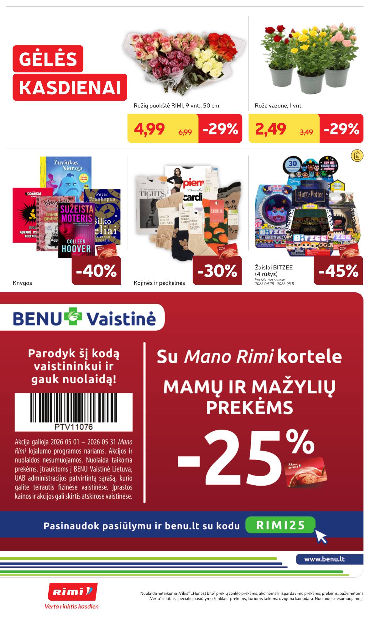 Rimi - RIMI Savaitinis akcijų leidinys Nr. 19 | 2026-05-05 - 2026-05-11 32 puslapis