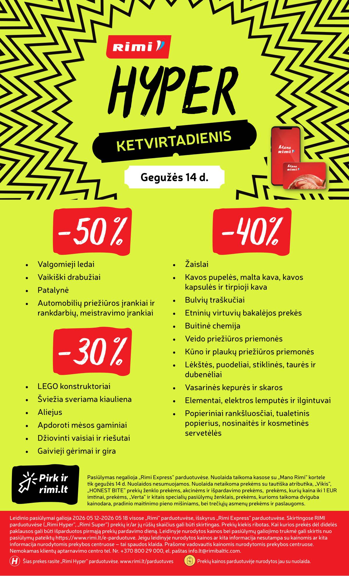 Rimi - RIMI Savaitinis akcijų leidinys Nr. 20 (2026) 36 puslapis