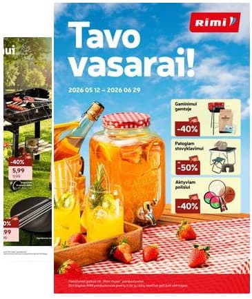 Rimi - RIMI nuolaidų katalogas "Pasiruošk VASARAI!" 2026-05-12 – 2026-06-29