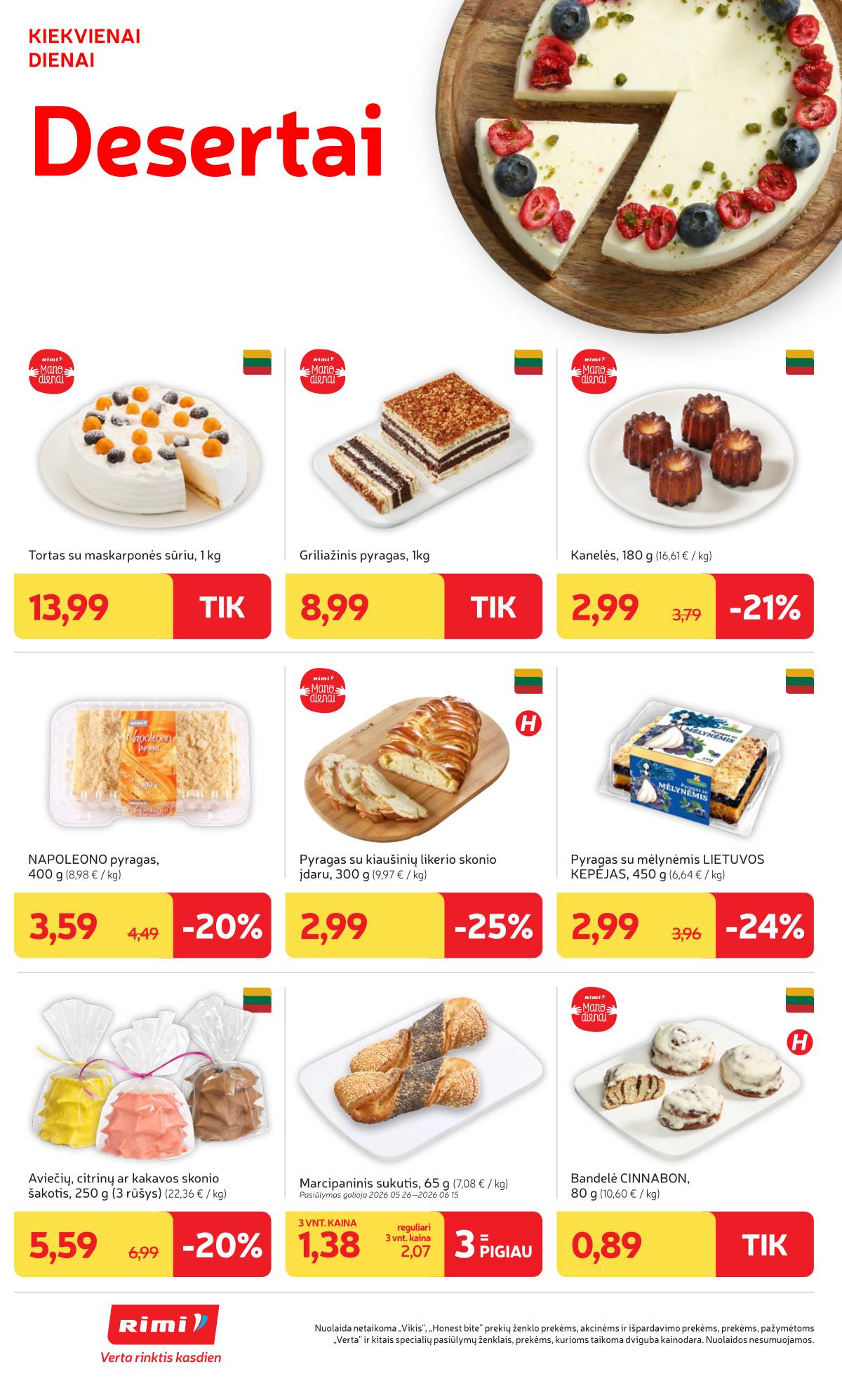 Rimi - Naujausias RIMI savaitinis akcijų leidinys | 2026-05-26 - 2026-06-01
 16 puslapis