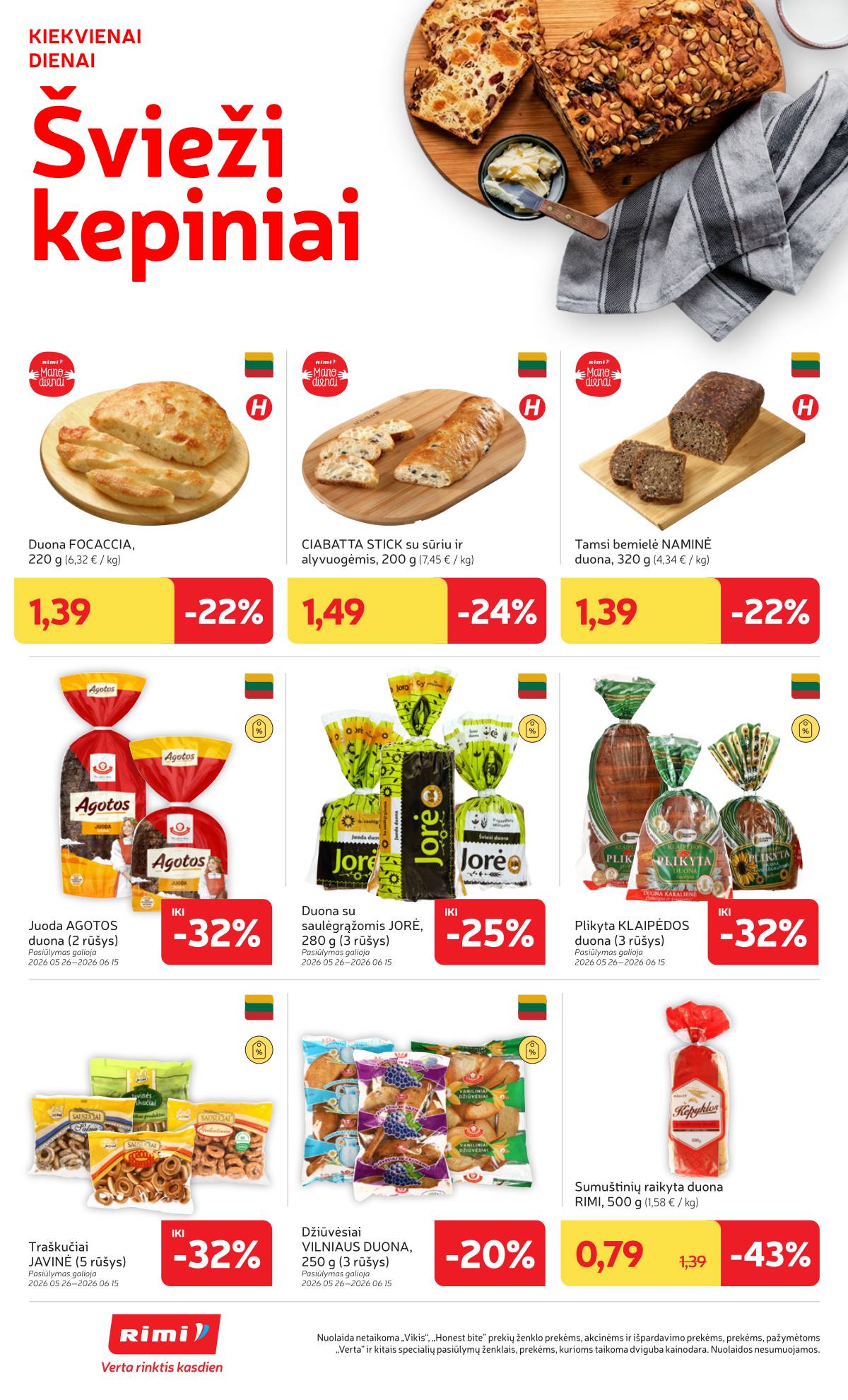 Rimi - Naujausias RIMI savaitinis akcijų leidinys | 2026-05-26 - 2026-06-01
 18 puslapis