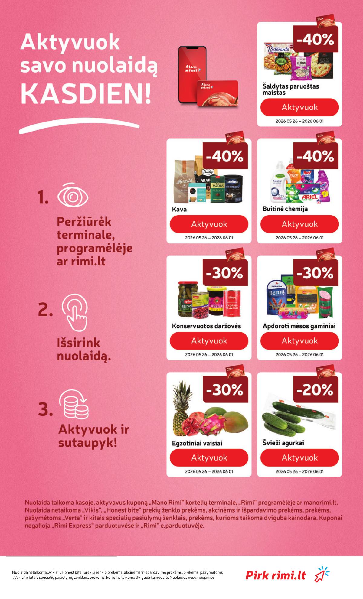 Rimi - Naujausias RIMI savaitinis akcijų leidinys | 2026-05-26 - 2026-06-01
 19 puslapis