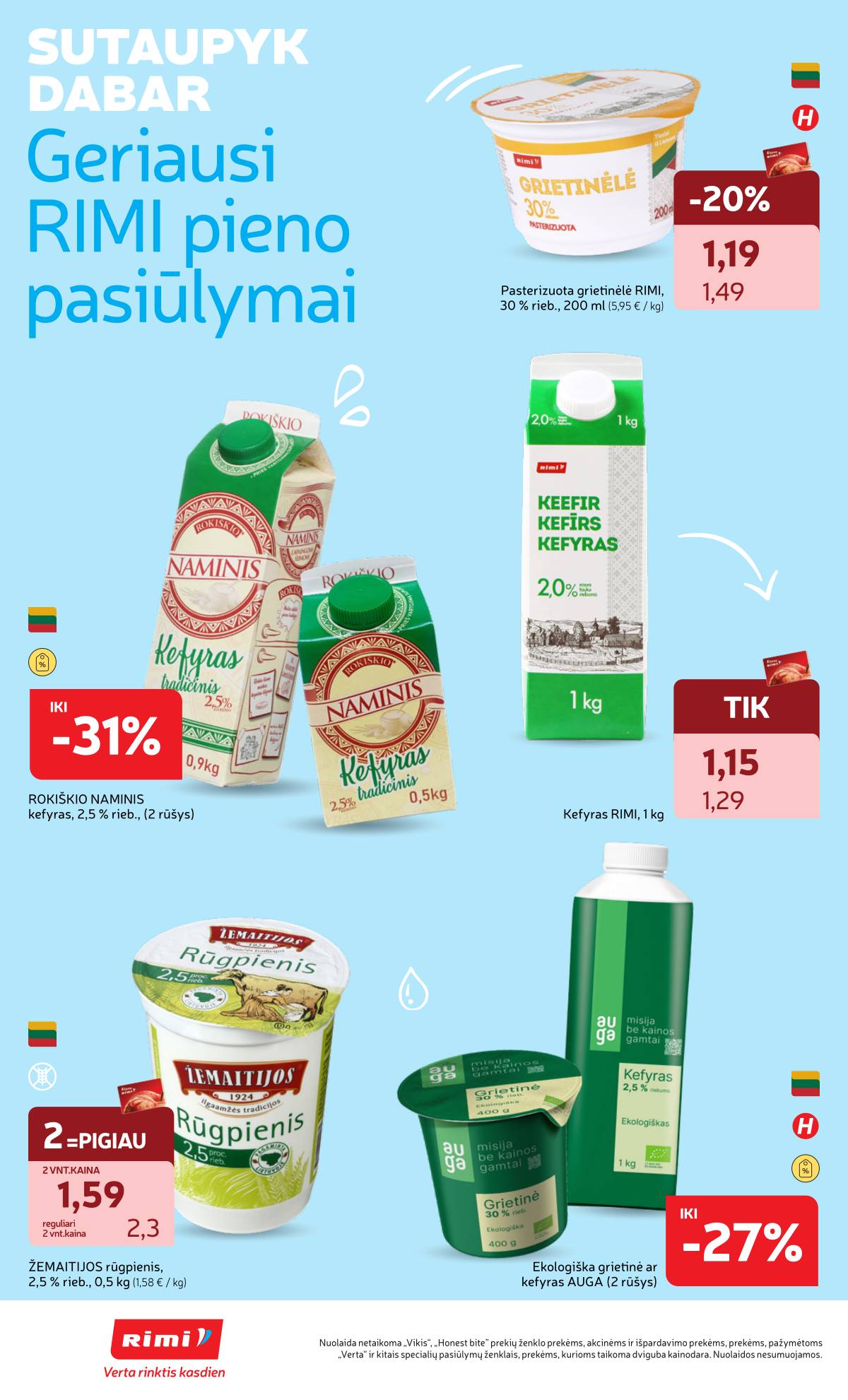 Rimi - Naujausias RIMI savaitinis akcijų leidinys | 2026-05-26 - 2026-06-01
 22 puslapis