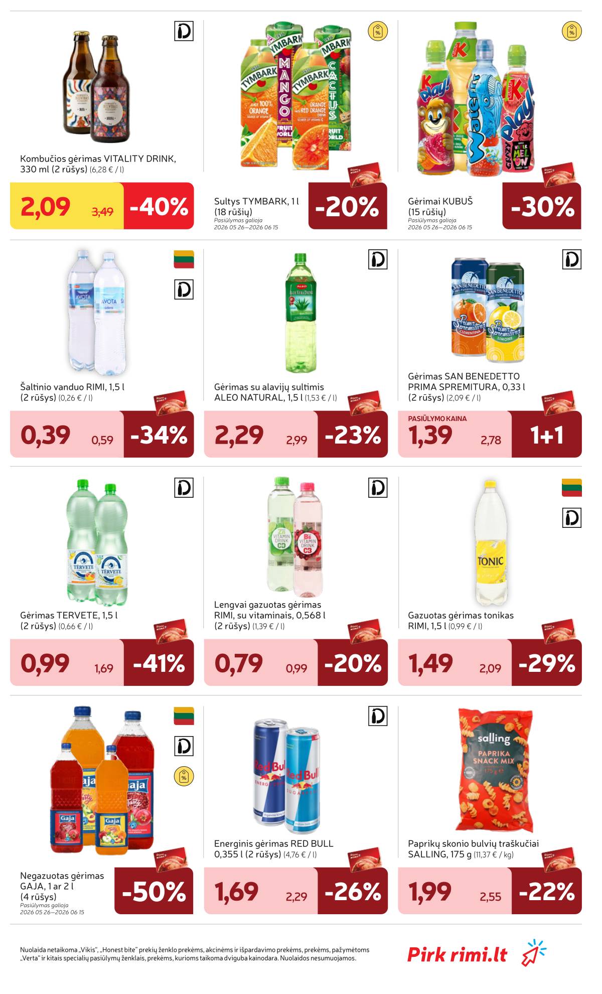 Rimi - Naujausias RIMI savaitinis akcijų leidinys | 2026-05-26 - 2026-06-01
 31 puslapis