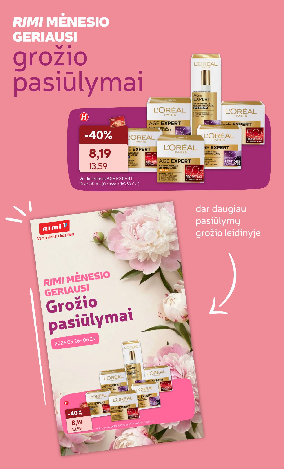 Rimi - Naujausias RIMI savaitinis akcijų leidinys | 2026-05-26 - 2026-06-01
 36 puslapis