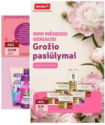 Rimi - RIMI Nuolaidų katalogas "Geriausi mėnesio grožio pasiūlymai" 2026-05-26 – 2026-06-29
