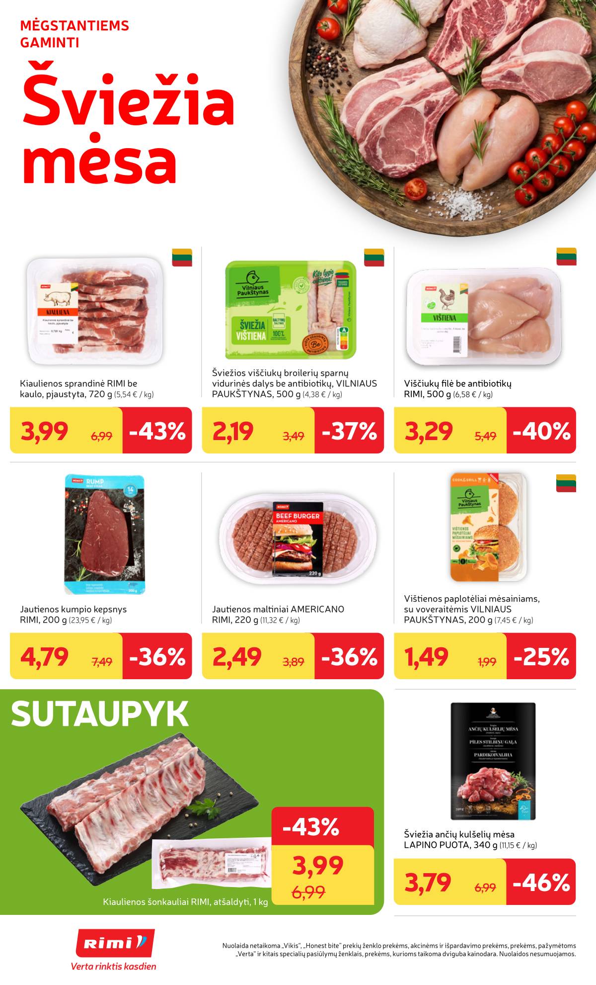 Rimi - Naujausias RIMI savaitinis akcijų leidinys | 2026-06-02 - 2026-06-08 12 puslapis