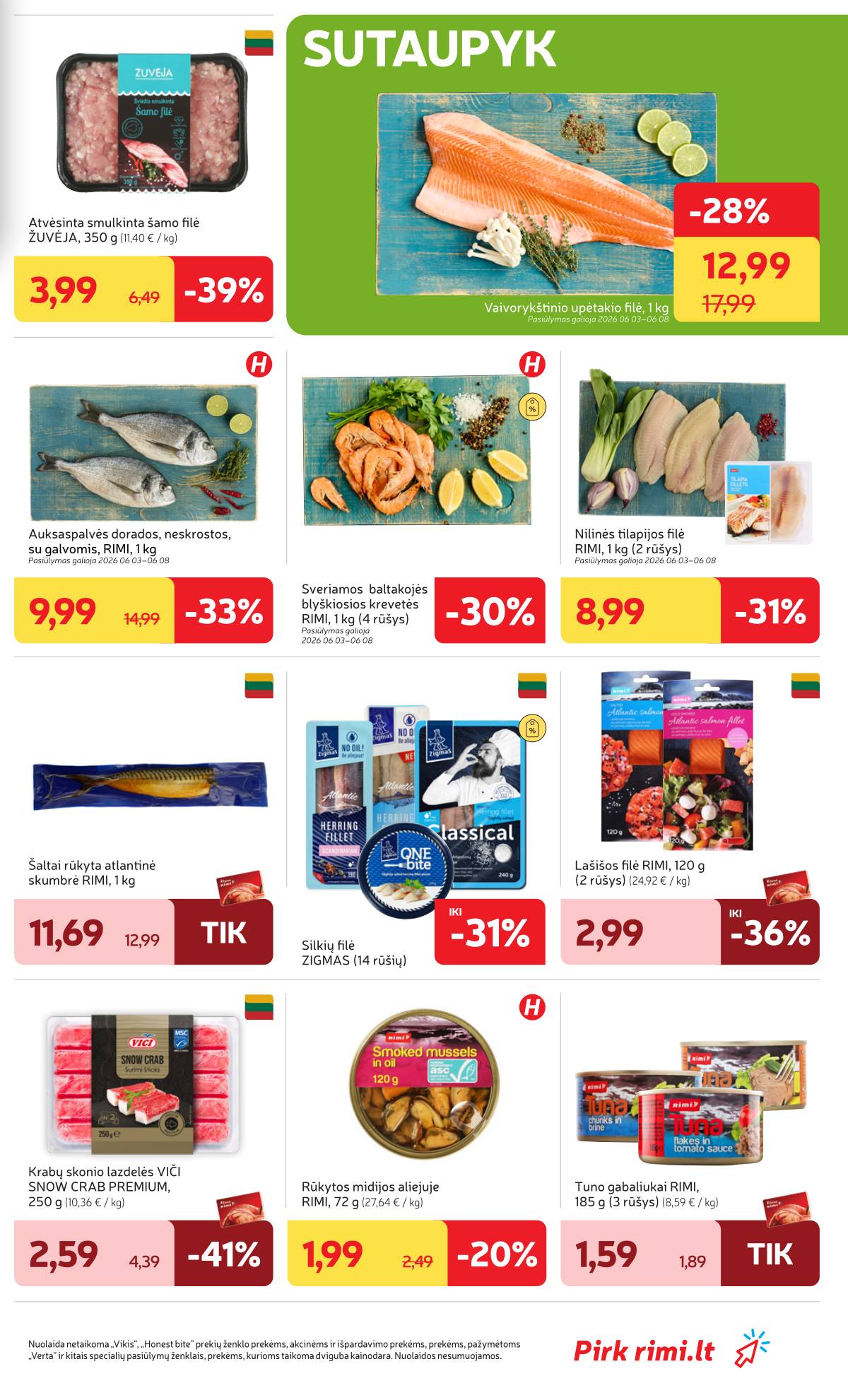 Rimi - Naujausias RIMI savaitinis akcijų leidinys | 2026-06-02 - 2026-06-08 13 puslapis