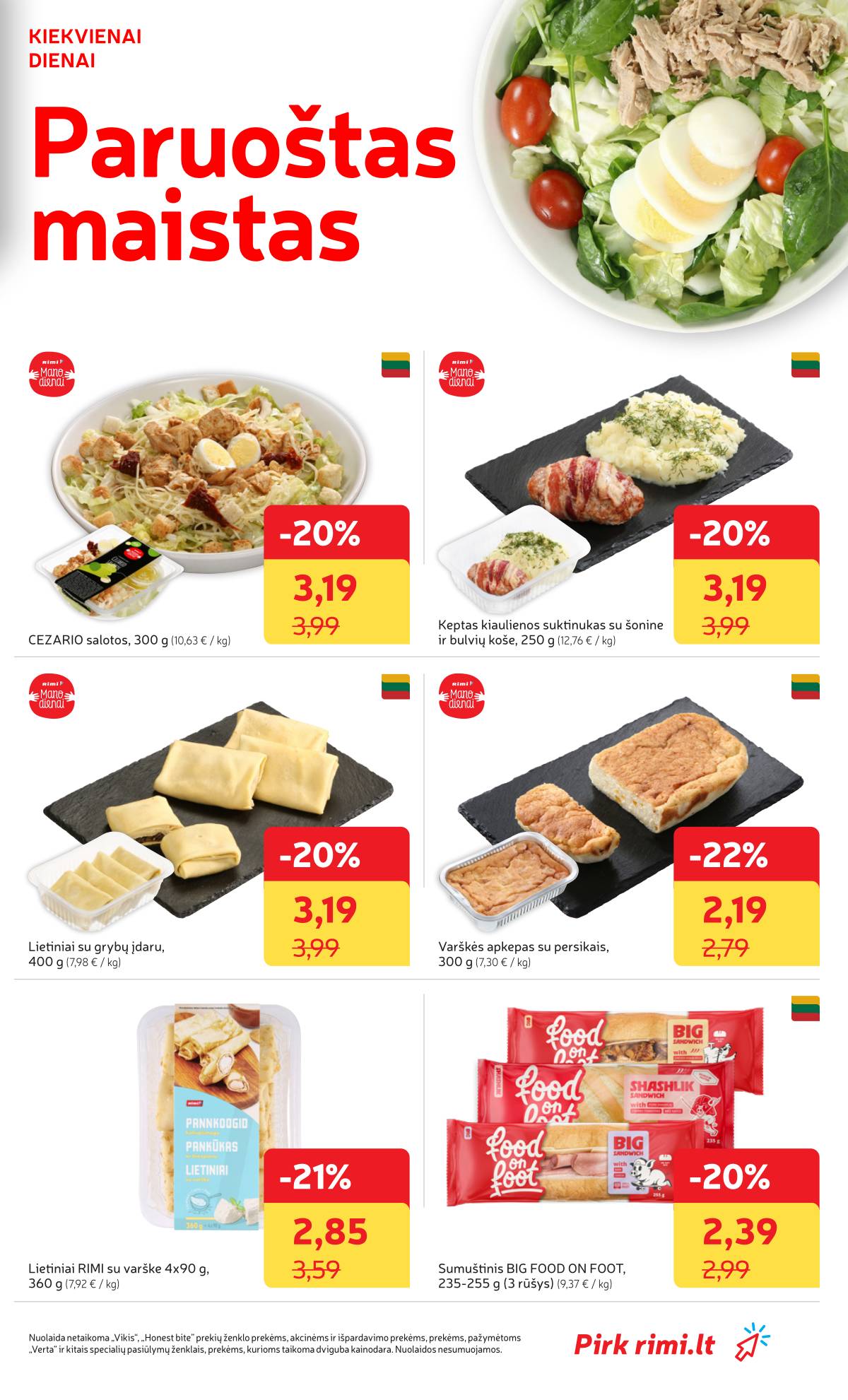 Rimi - Naujausias RIMI savaitinis akcijų leidinys | 2026-06-02 - 2026-06-08 15 puslapis