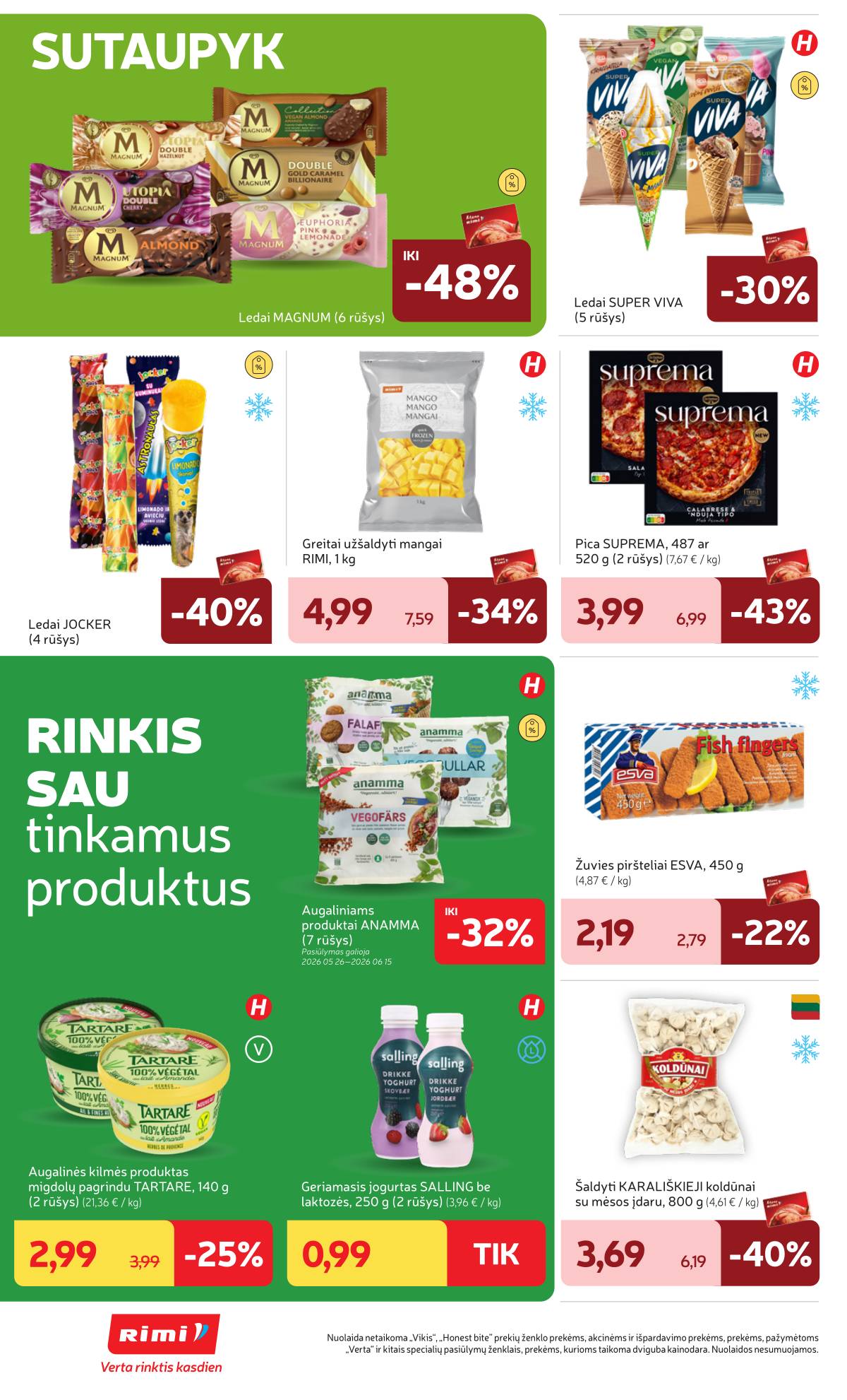 Rimi - Naujausias RIMI savaitinis akcijų leidinys | 2026-06-02 - 2026-06-08 18 puslapis