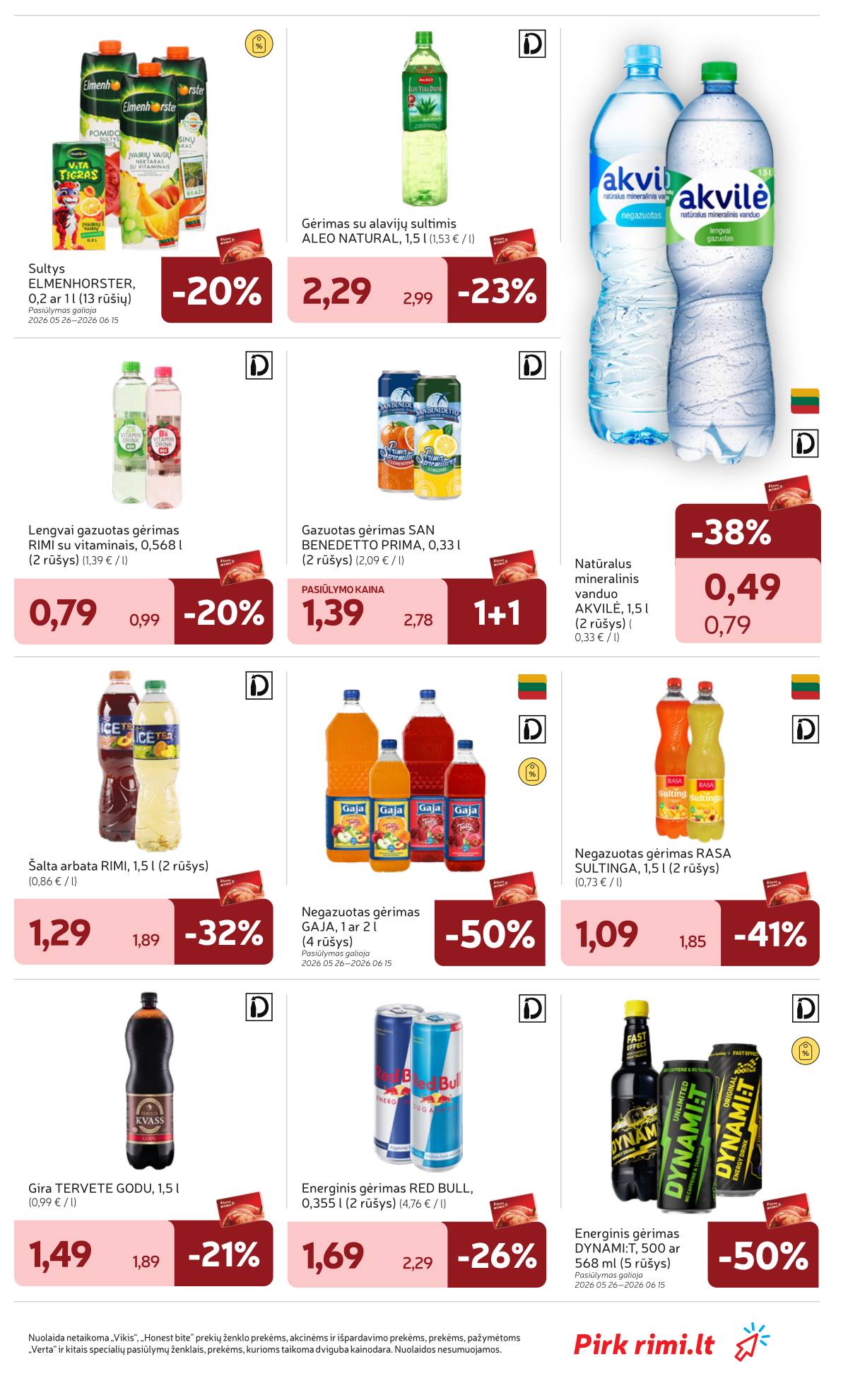 Rimi - Naujausias RIMI savaitinis akcijų leidinys | 2026-06-02 - 2026-06-08 29 puslapis