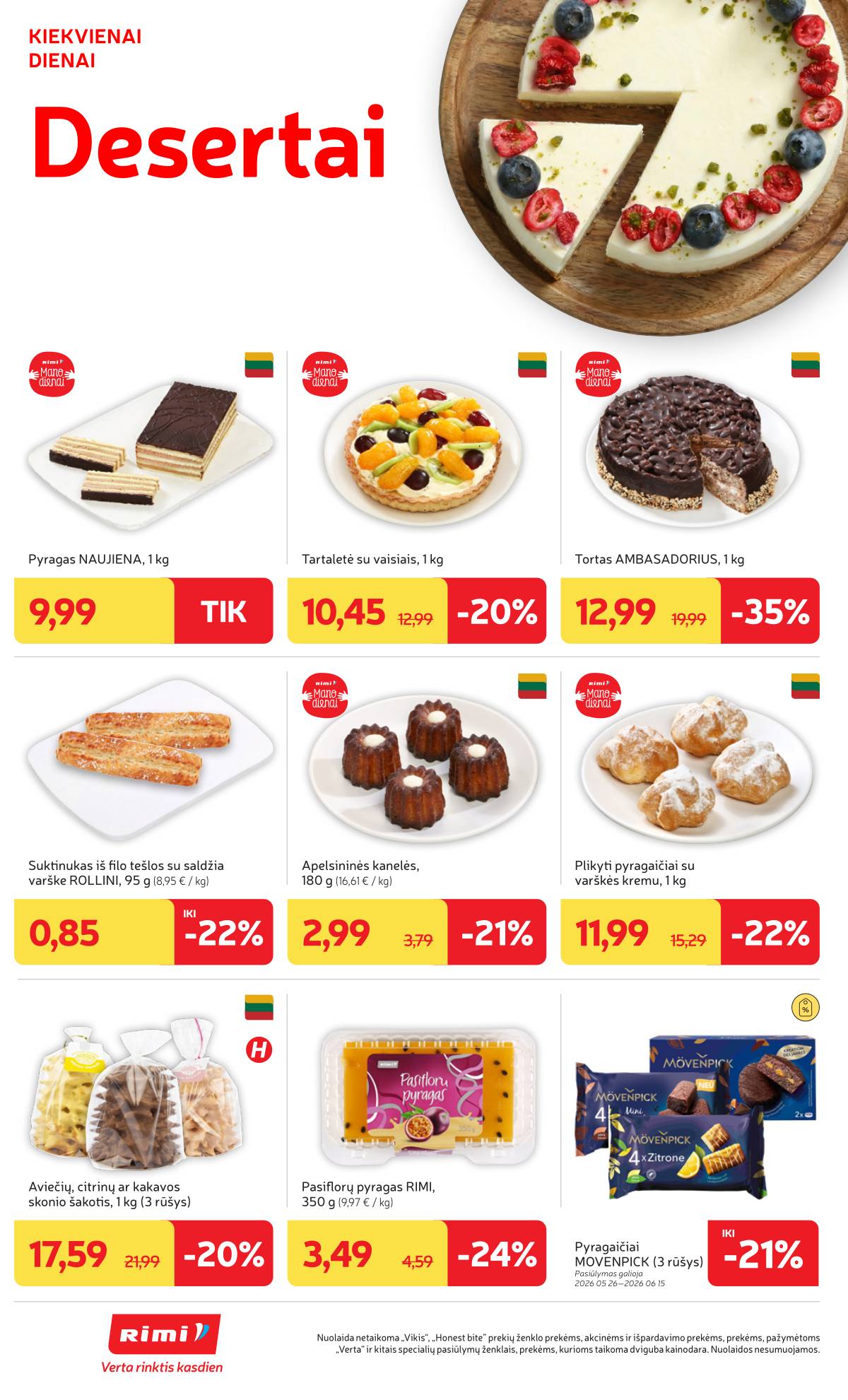 Rimi - Naujausias RIMI savaitinis akcijų leidinys | 2026-06-09 - 2026-06-15 14 puslapis