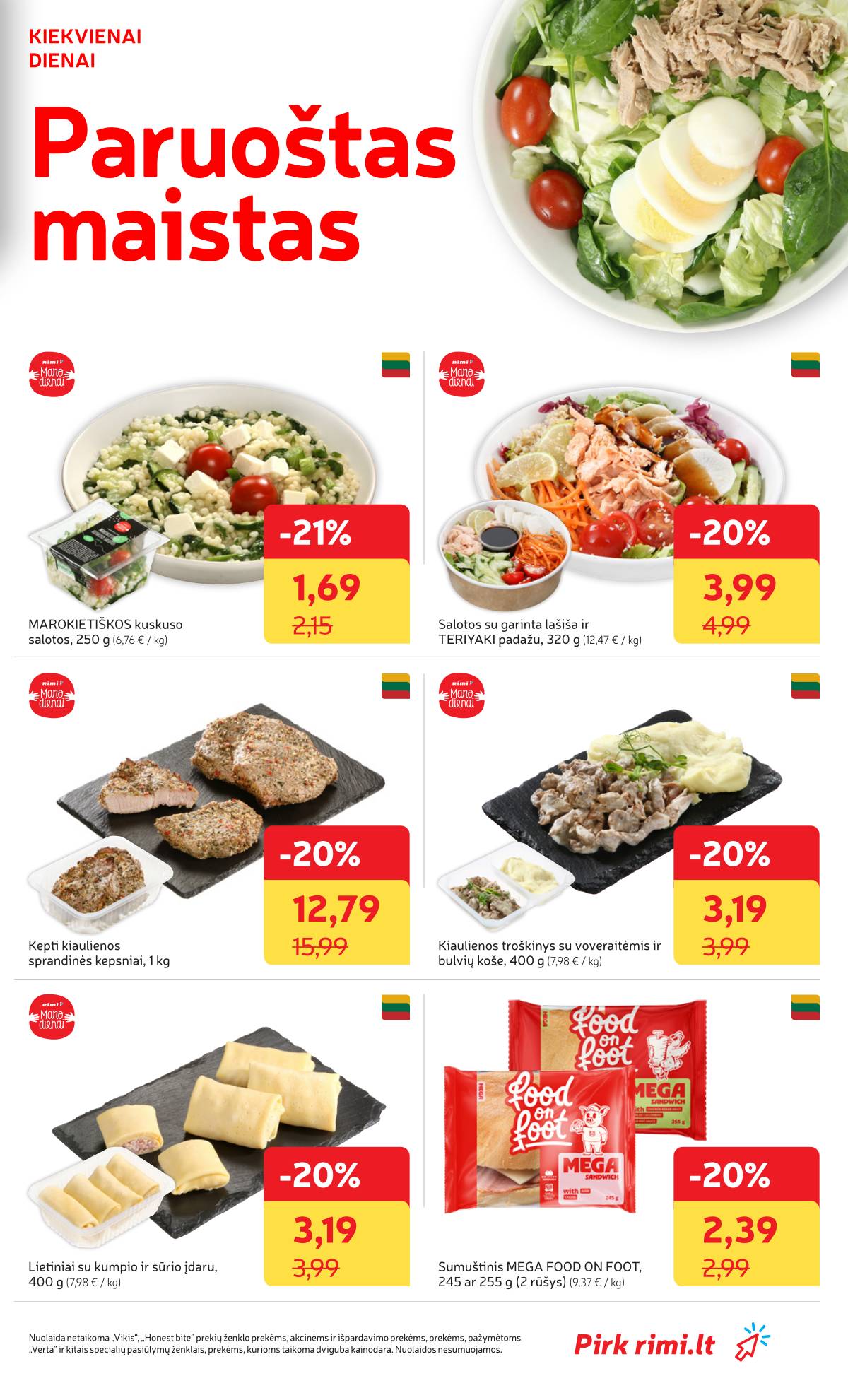 Rimi - Naujausias RIMI savaitinis akcijų leidinys | 2026-06-09 - 2026-06-15 15 puslapis