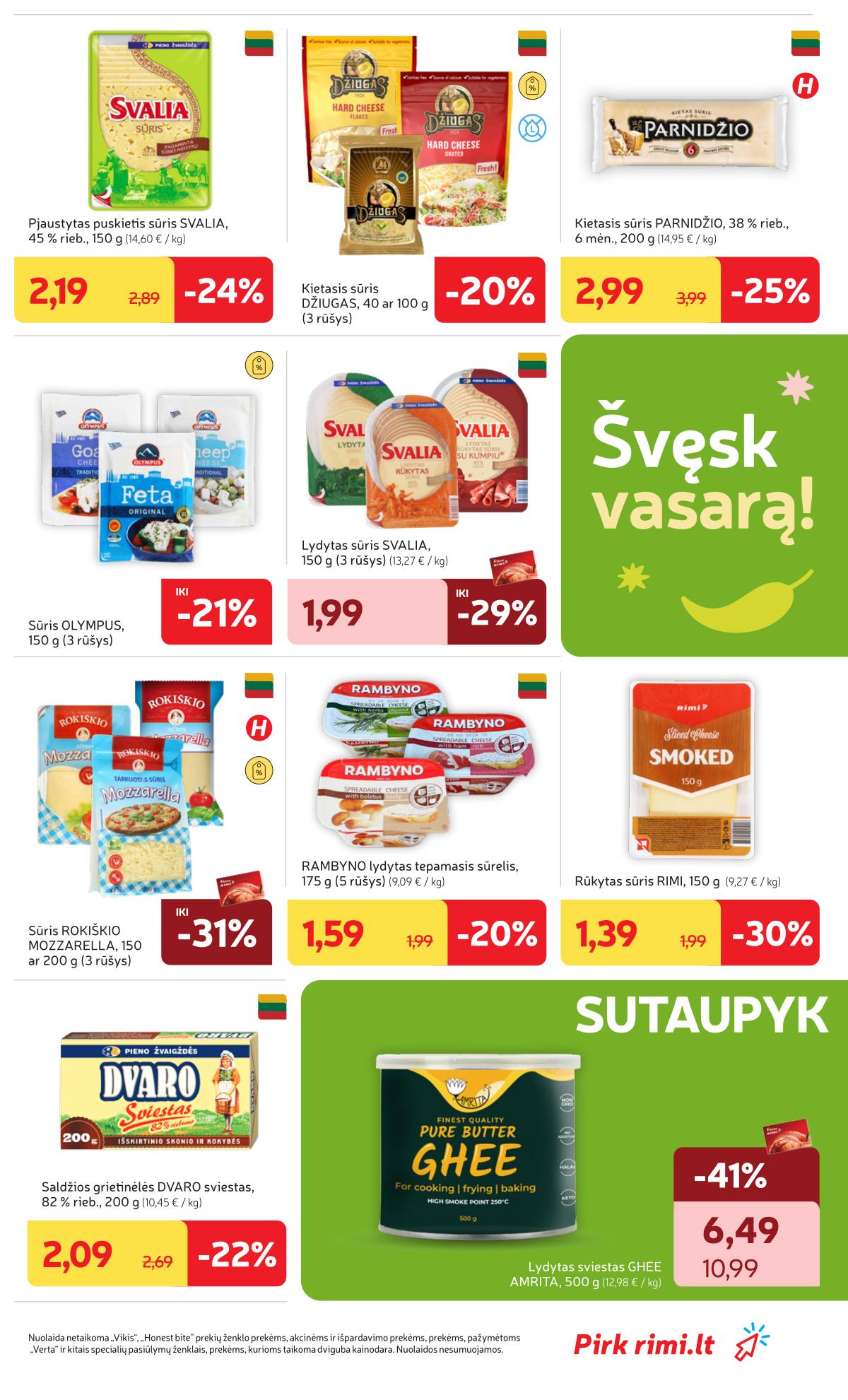 Rimi - Naujausias RIMI savaitinis akcijų leidinys | 2026-06-09 - 2026-06-15 19 puslapis