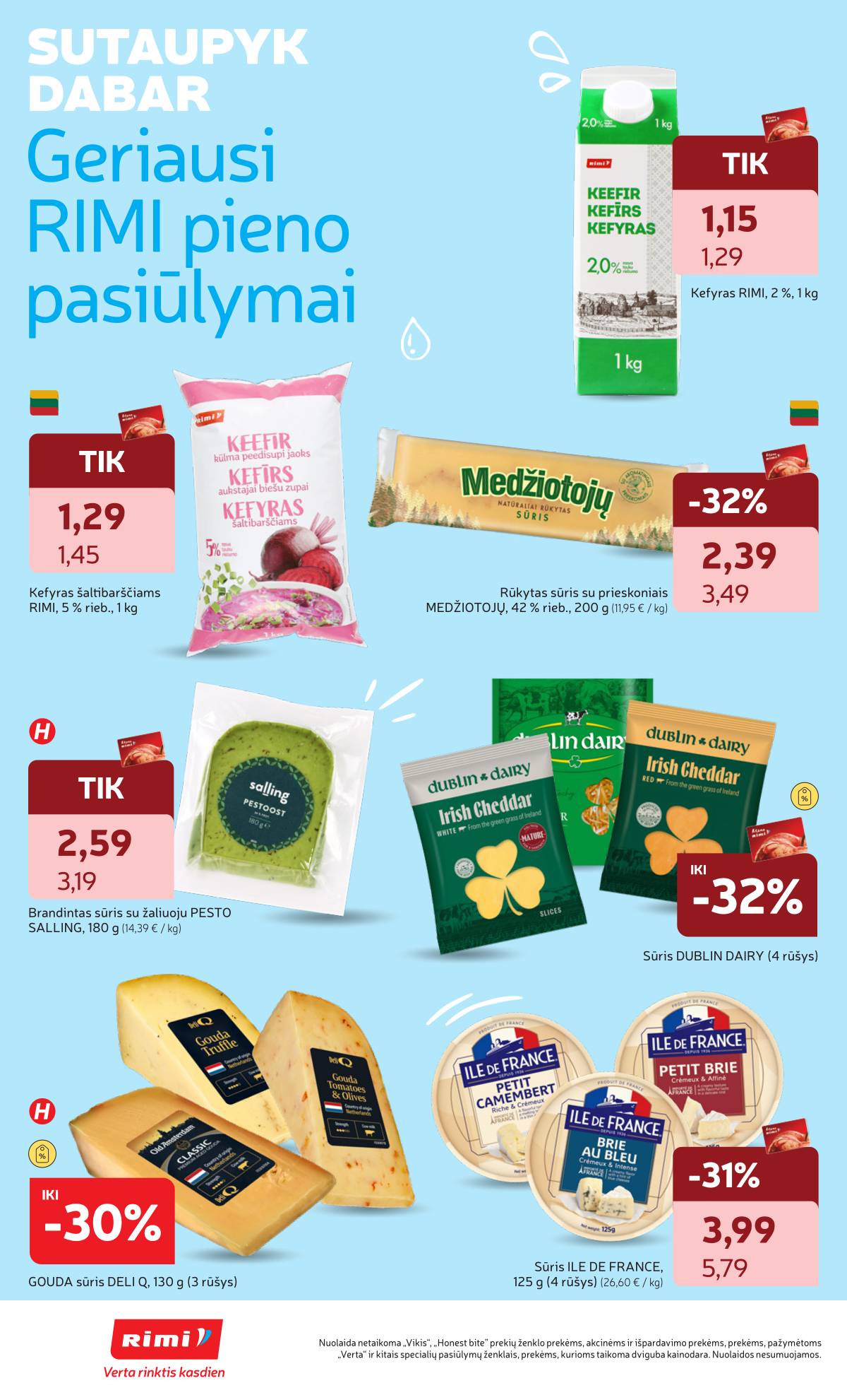Rimi - Naujausias RIMI savaitinis akcijų leidinys | 2026-06-09 - 2026-06-15 20 puslapis