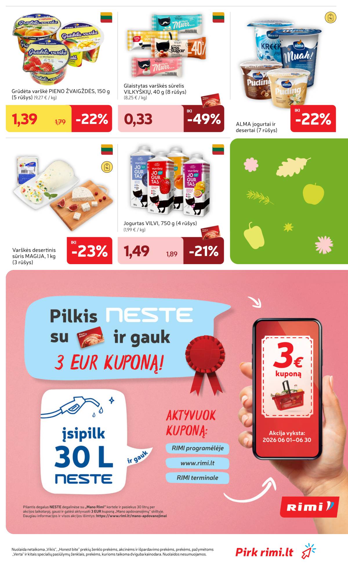 Rimi - Naujausias RIMI savaitinis akcijų leidinys | 2026-06-09 - 2026-06-15 23 puslapis