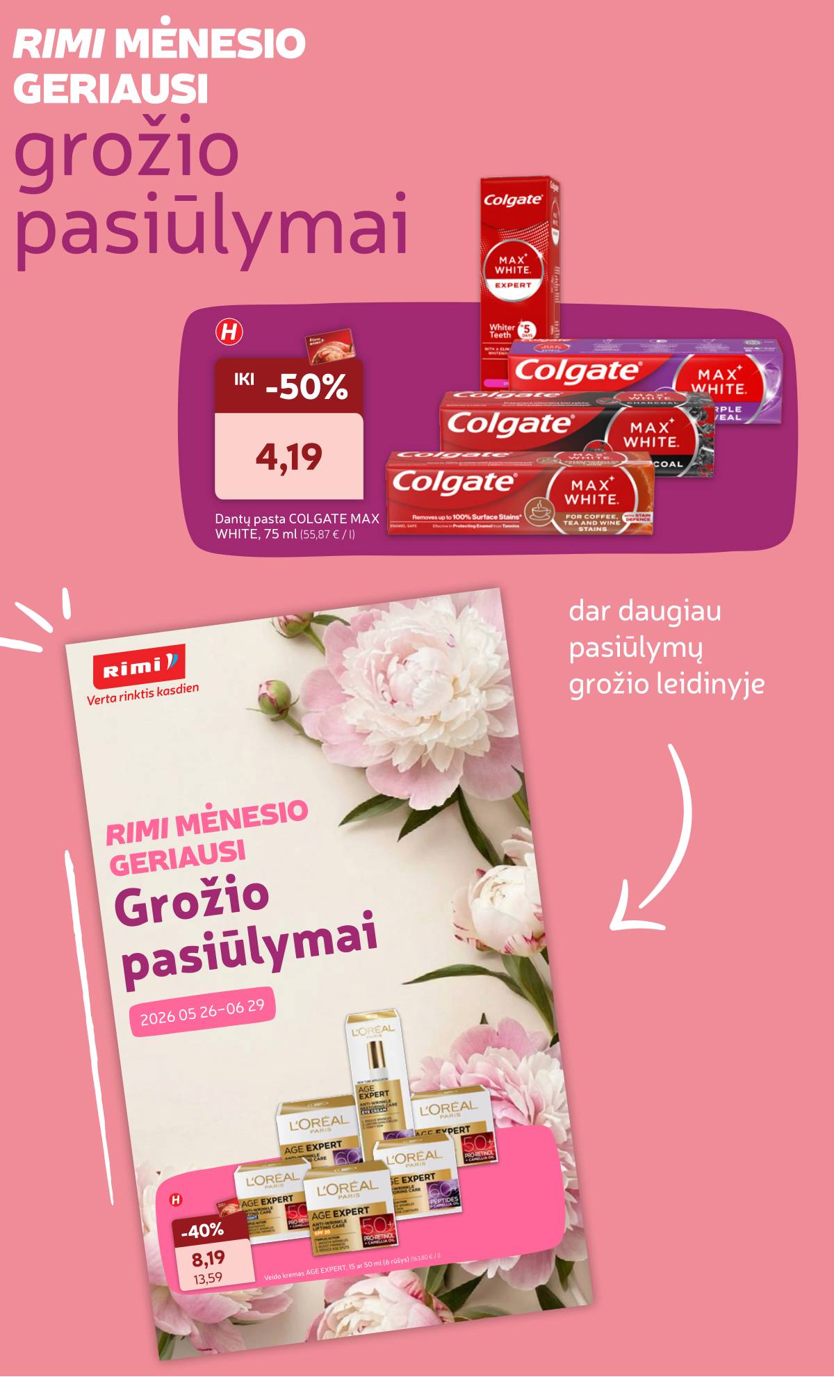 Rimi - Naujausias RIMI savaitinis akcijų leidinys | 2026-06-09 - 2026-06-15 30 puslapis