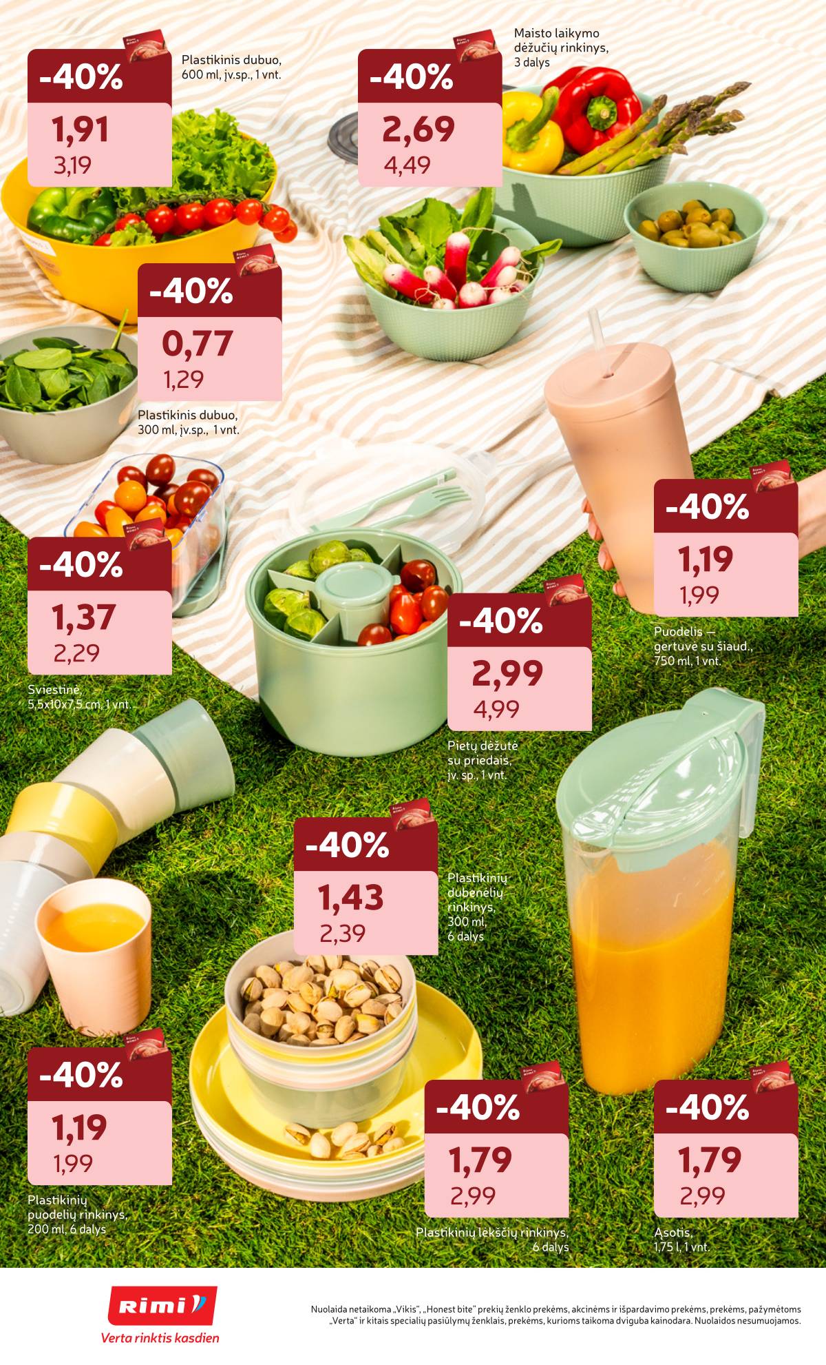 Rimi - Naujausias RIMI savaitinis akcijų leidinys | 2026-06-09 - 2026-06-15 34 puslapis