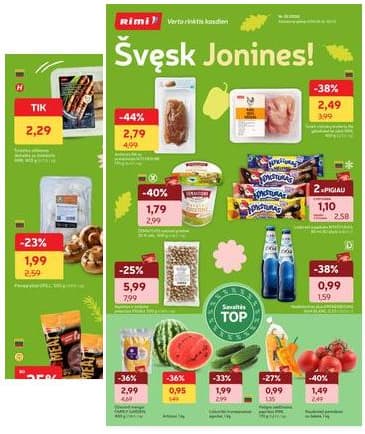 Rimi - Naujausias RIMI savaitinis akcijų leidinys | 2026-06-16 - 2026-06-22 2026-06-16 – 2026-06-22