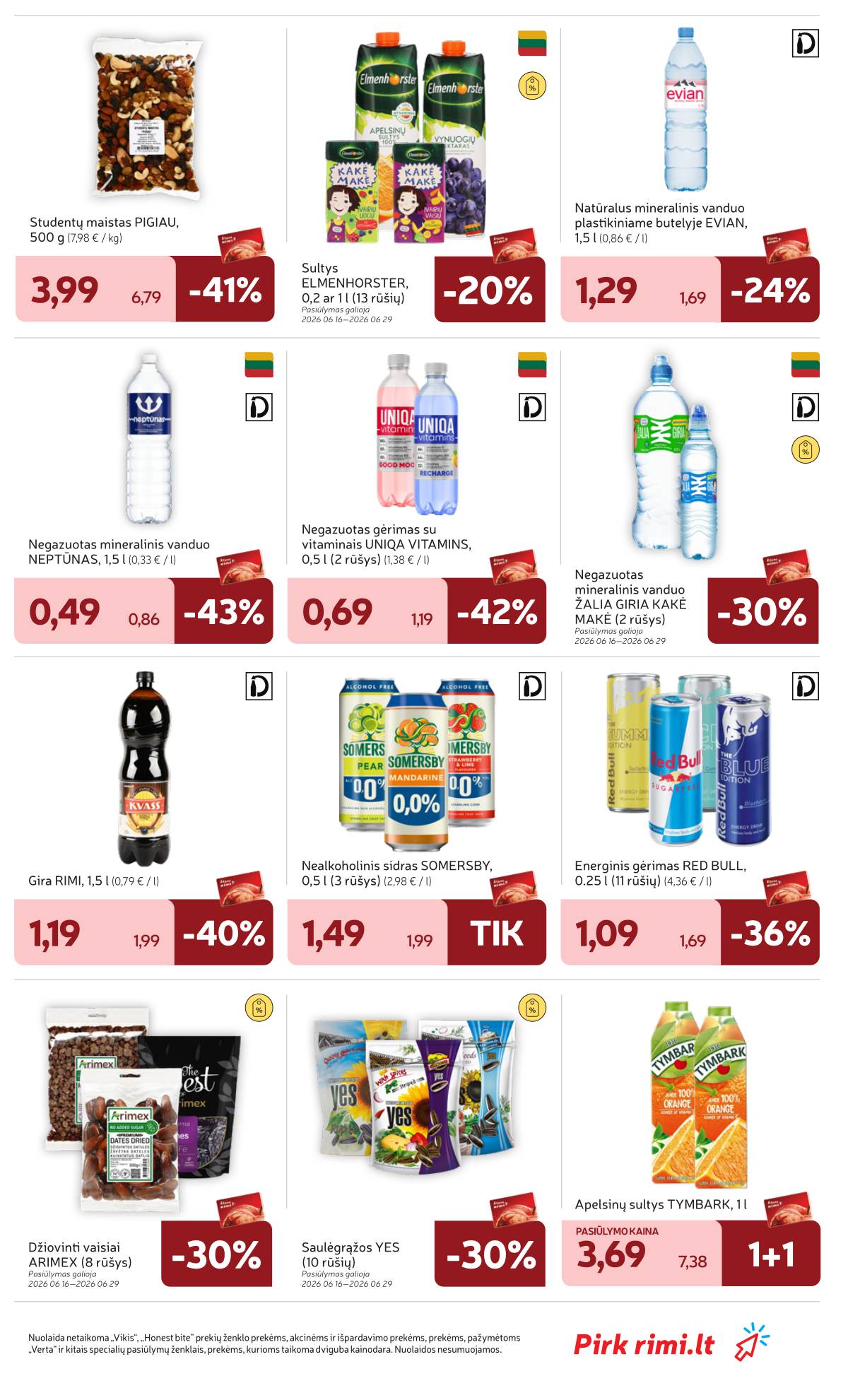 Rimi - Naujausias RIMI savaitinis akcijų leidinys | 2026-06-16 - 2026-06-22 25 puslapis
