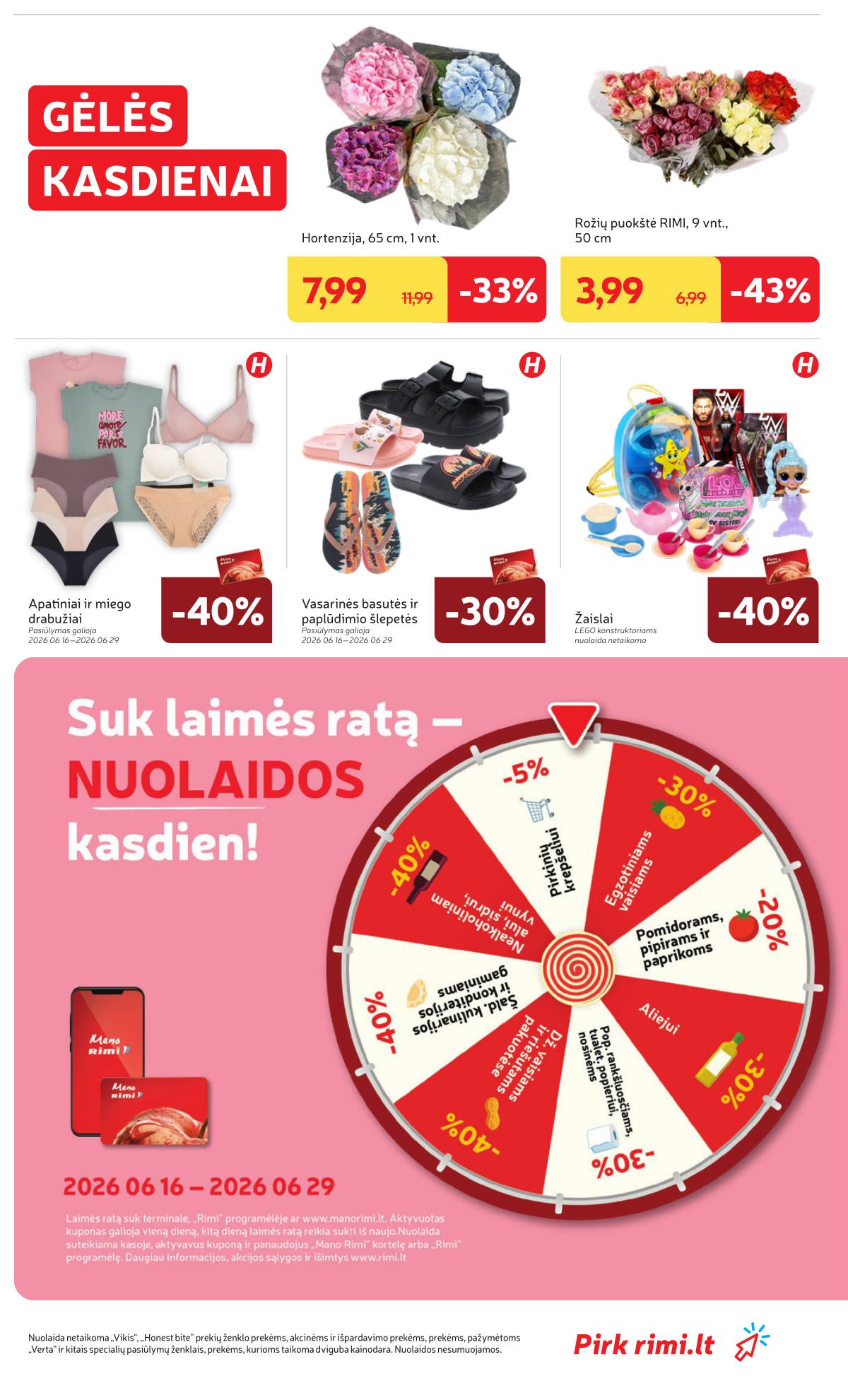 Rimi - Naujausias RIMI savaitinis akcijų leidinys | 2026-06-16 - 2026-06-22 33 puslapis