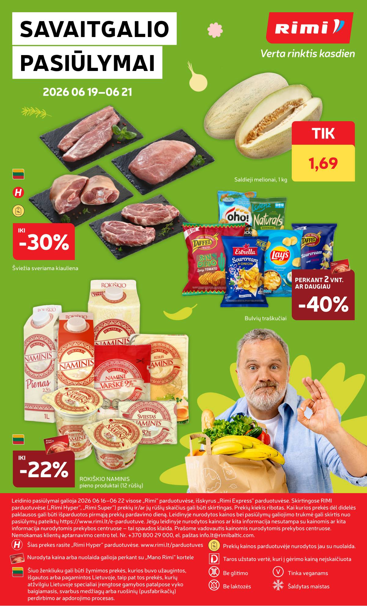 Rimi - Naujausias RIMI savaitinis akcijų leidinys | 2026-06-16 - 2026-06-22 36 puslapis