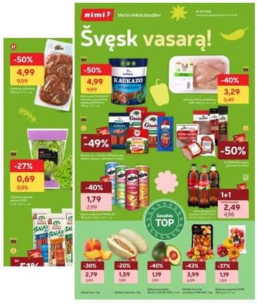 Rimi - Naujausias RIMI savaitinis akcijų leidinys | 2026-06-22 - 2026-06-29 2026-06-22 – 2026-06-29