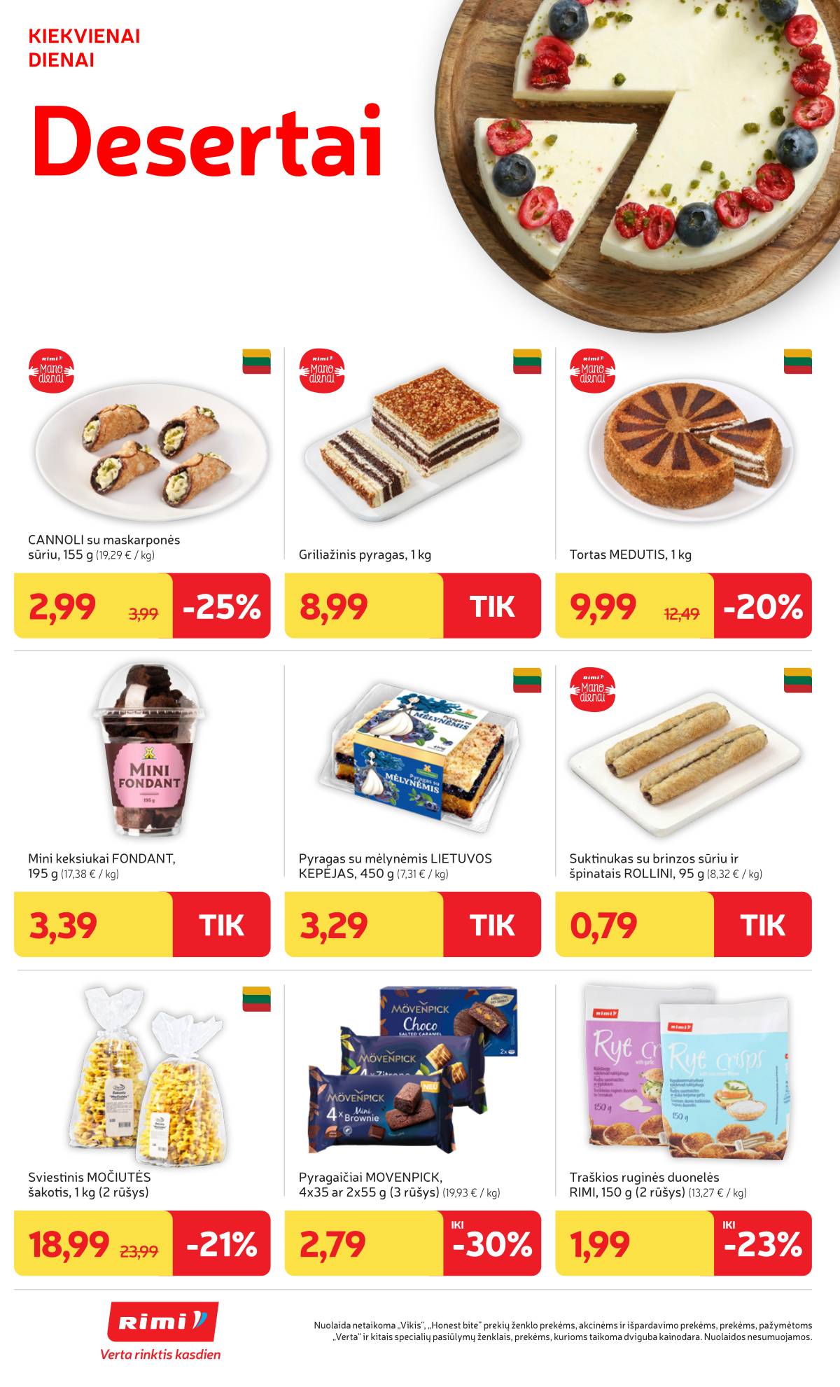 Rimi - Naujausias RIMI savaitinis akcijų leidinys | 2026-06-22 - 2026-06-29 10 puslapis