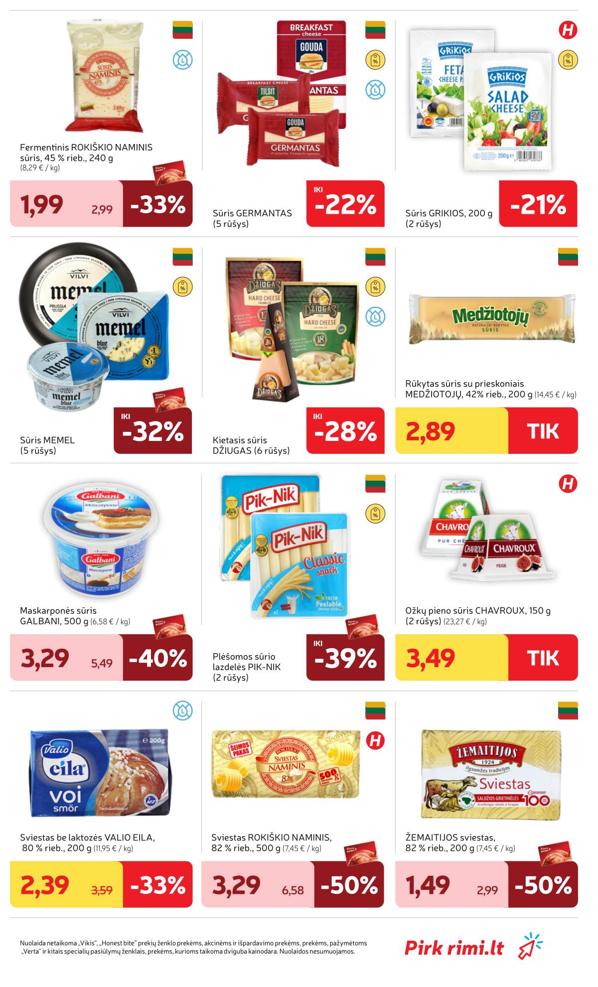 Rimi - Naujausias RIMI savaitinis akcijų leidinys | 2026-06-22 - 2026-06-29 19 puslapis